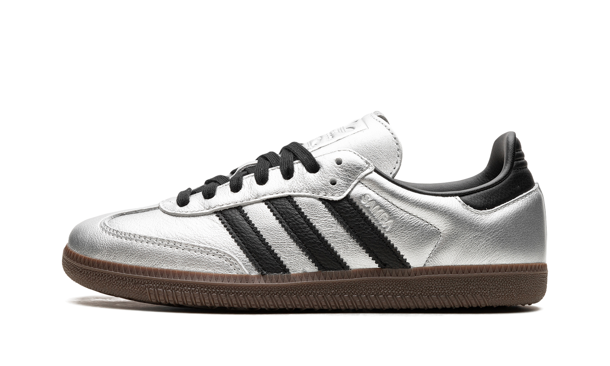 Samba Og Wmns "silver Metallic Black Gum" - 8