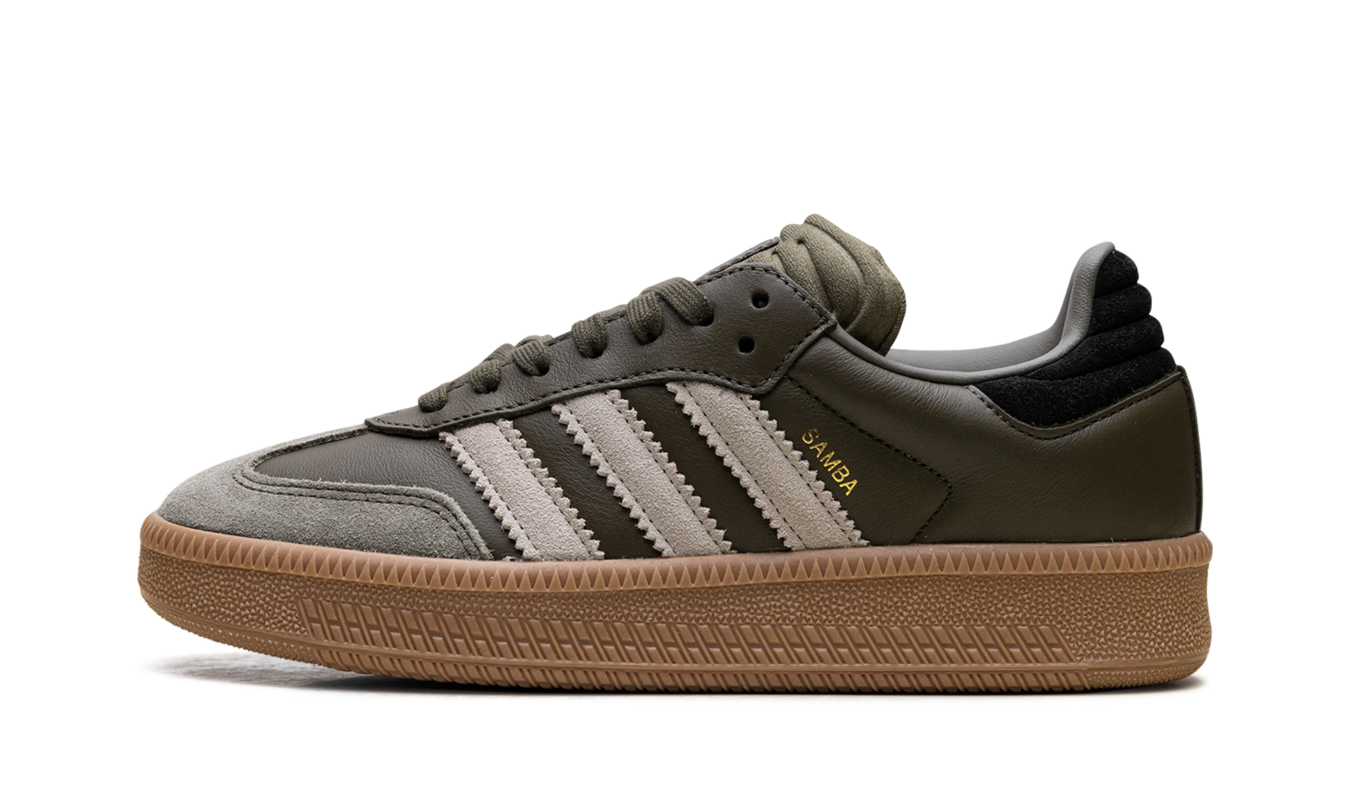 Samba Xlg "olive Strata Wonder Beige Gold Metallic" - 1