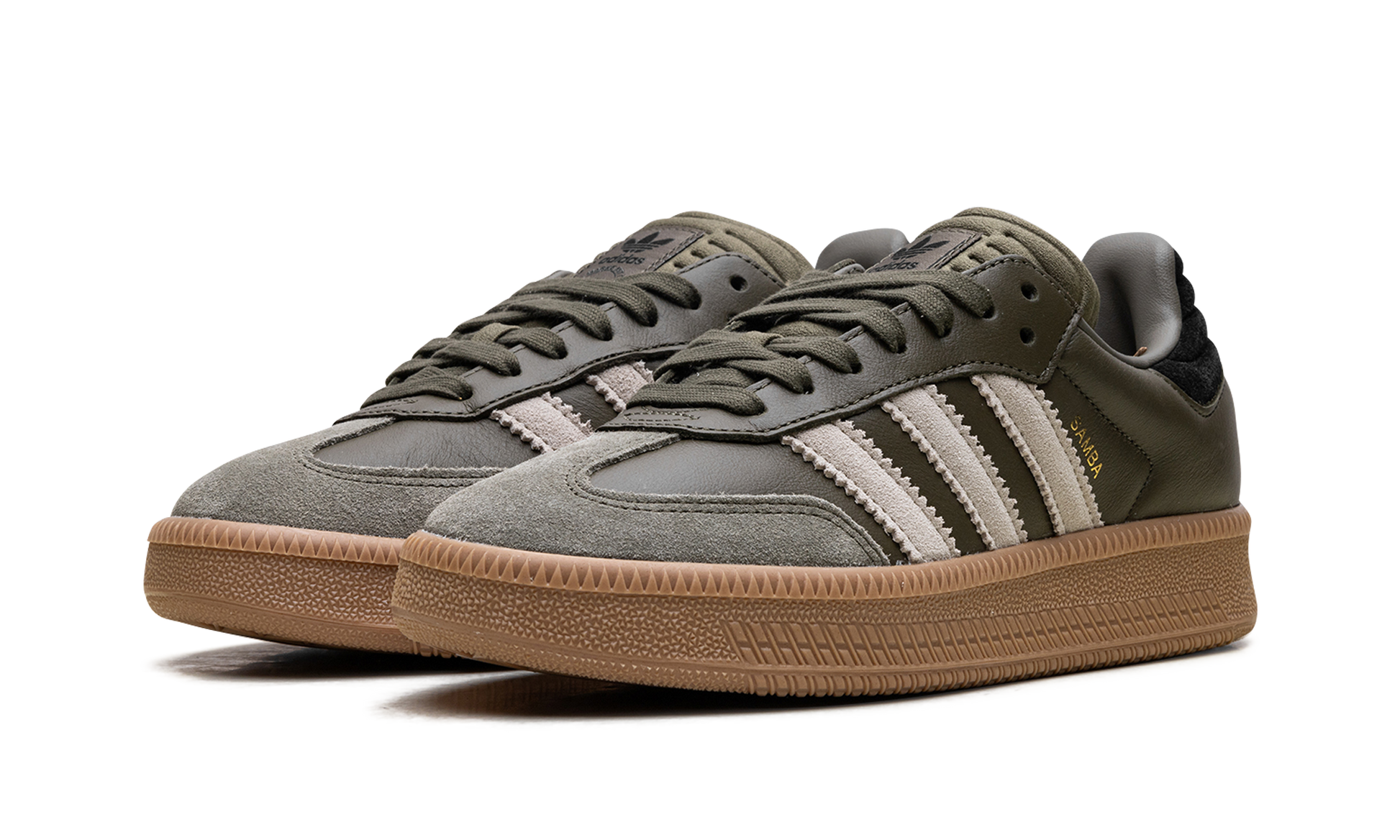 Samba Xlg "olive Strata Wonder Beige Gold Metallic" - 2