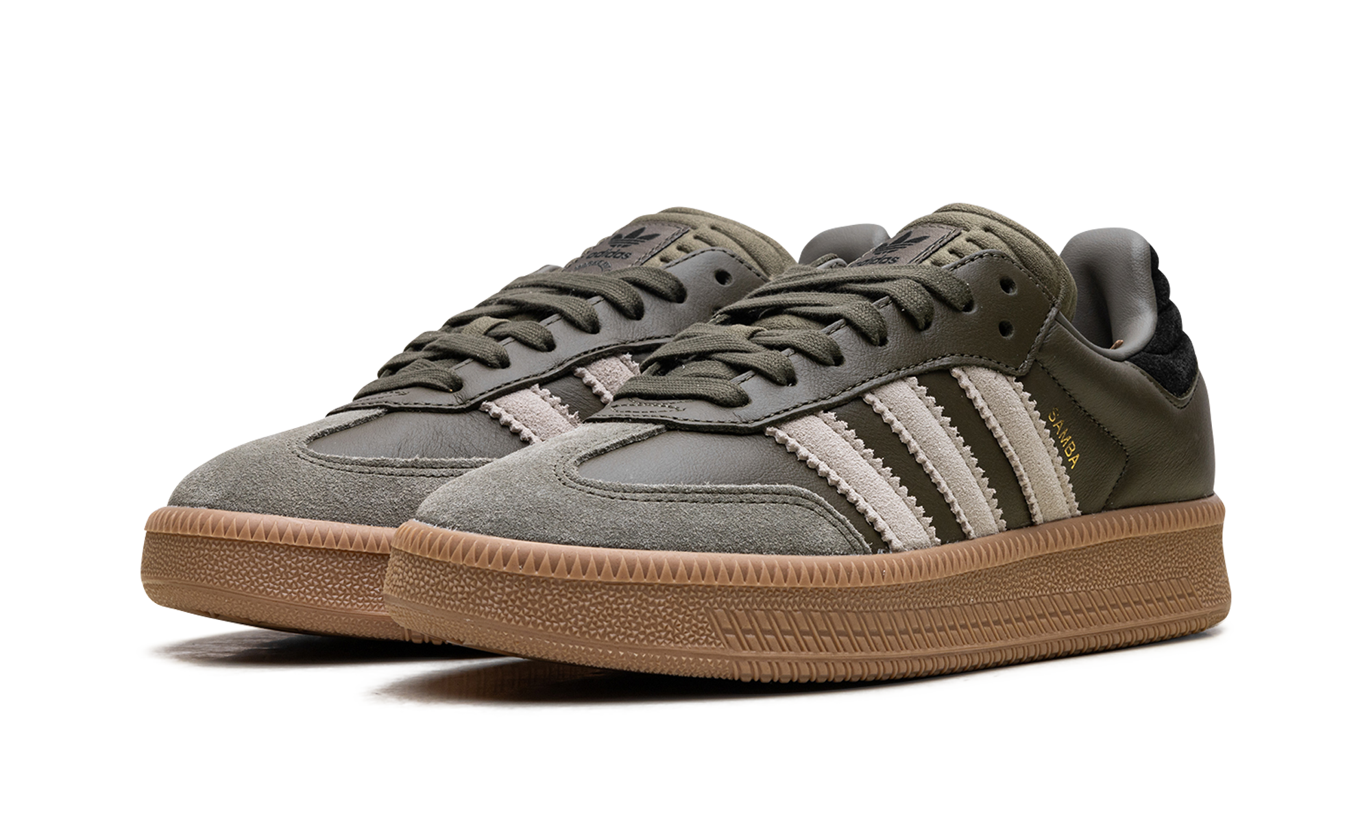 Samba Xlg "olive Strata Wonder Beige Gold Metallic" - 2