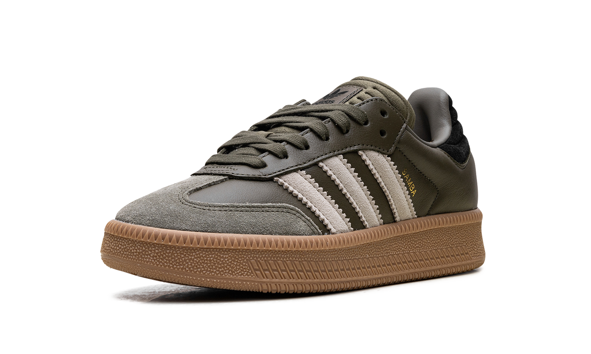 Samba Xlg "olive Strata Wonder Beige Gold Metallic" - 4