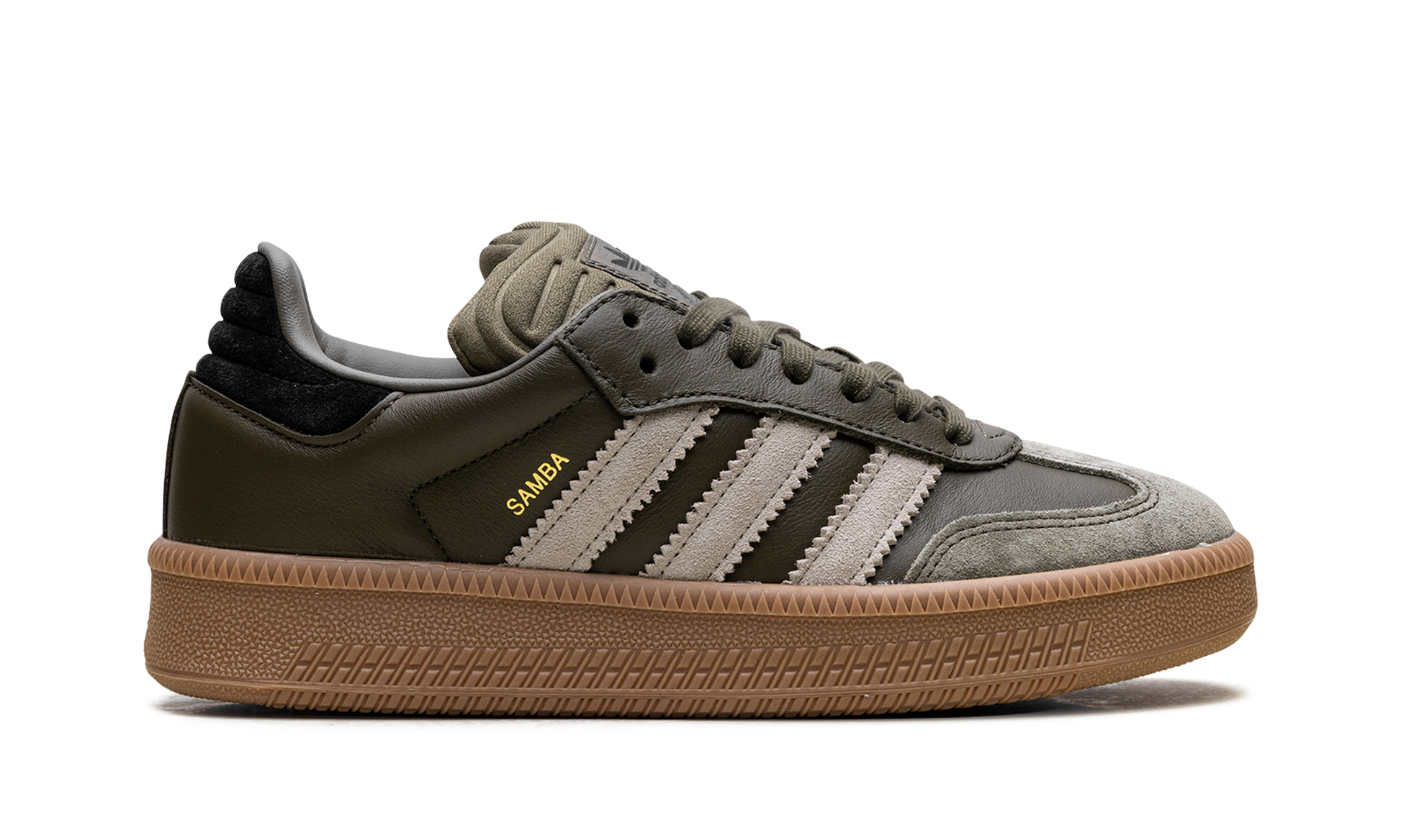 Samba Xlg "olive Strata Wonder Beige Gold Metallic" - 6