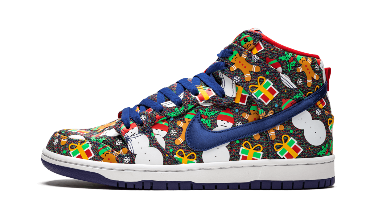Sb Dunk High Trd Qs "ugly Christmas Sweater" - 1