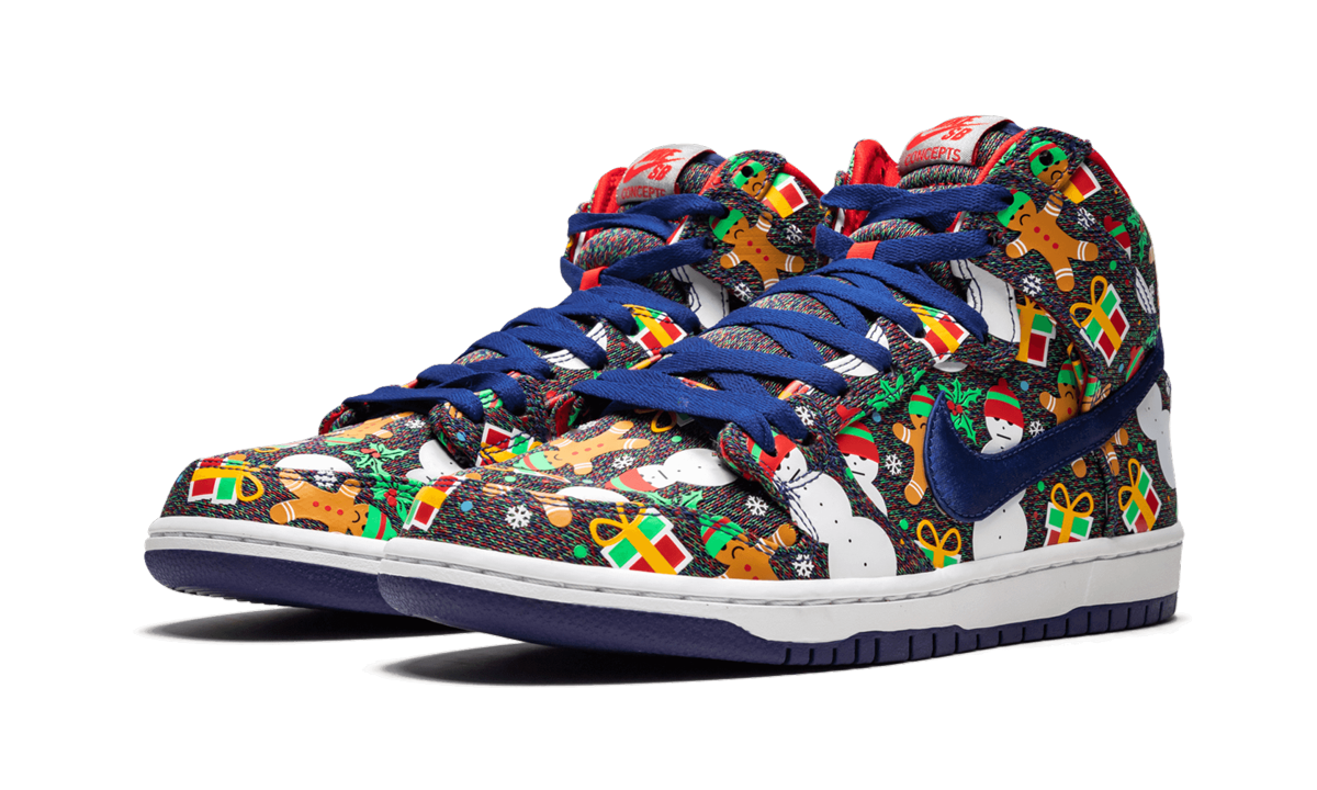 Sb Dunk High Trd Qs "ugly Christmas Sweater" - 2