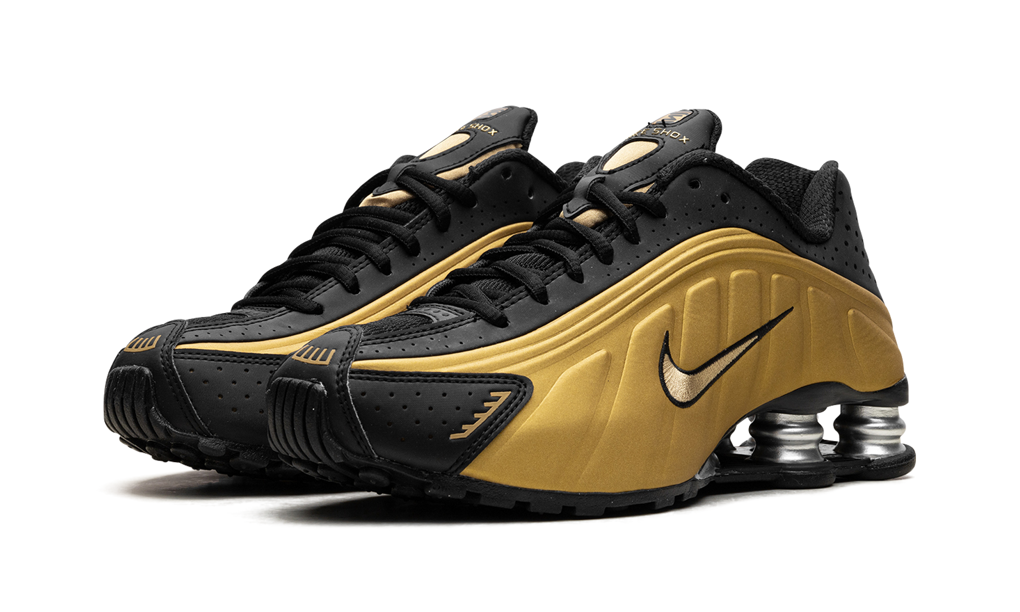 Shox R4 Wmns "black / Metallic Gold" - 2