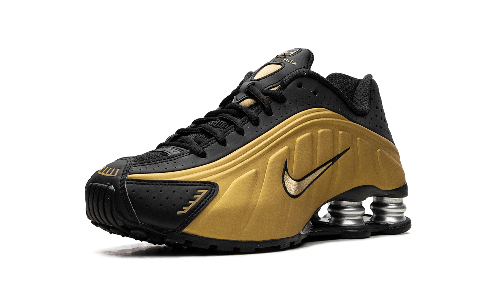 Shox R4 Wmns "black / Metallic Gold" - 4