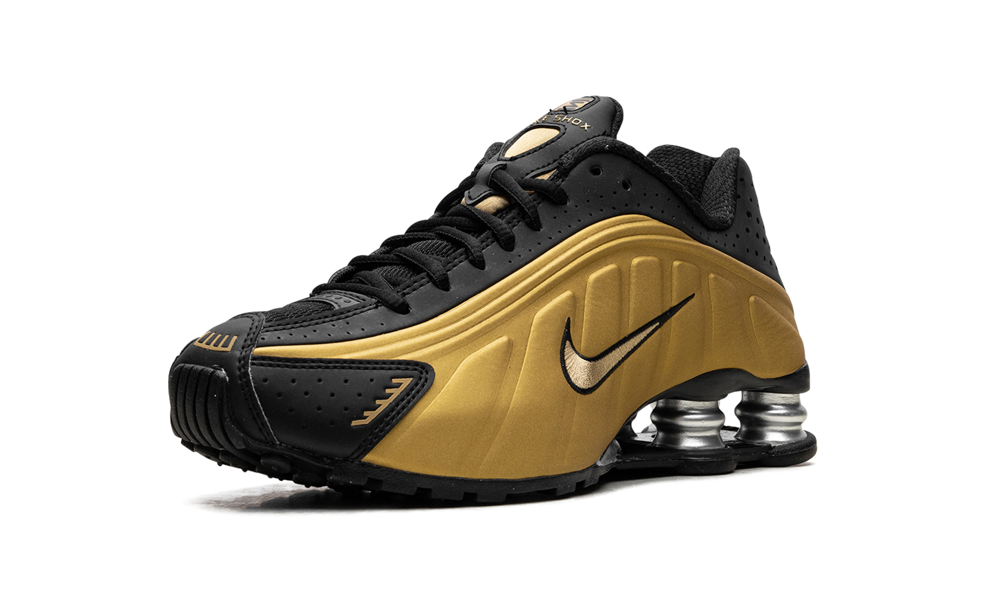 Shox R4 Wmns "black / Metallic Gold" - 4