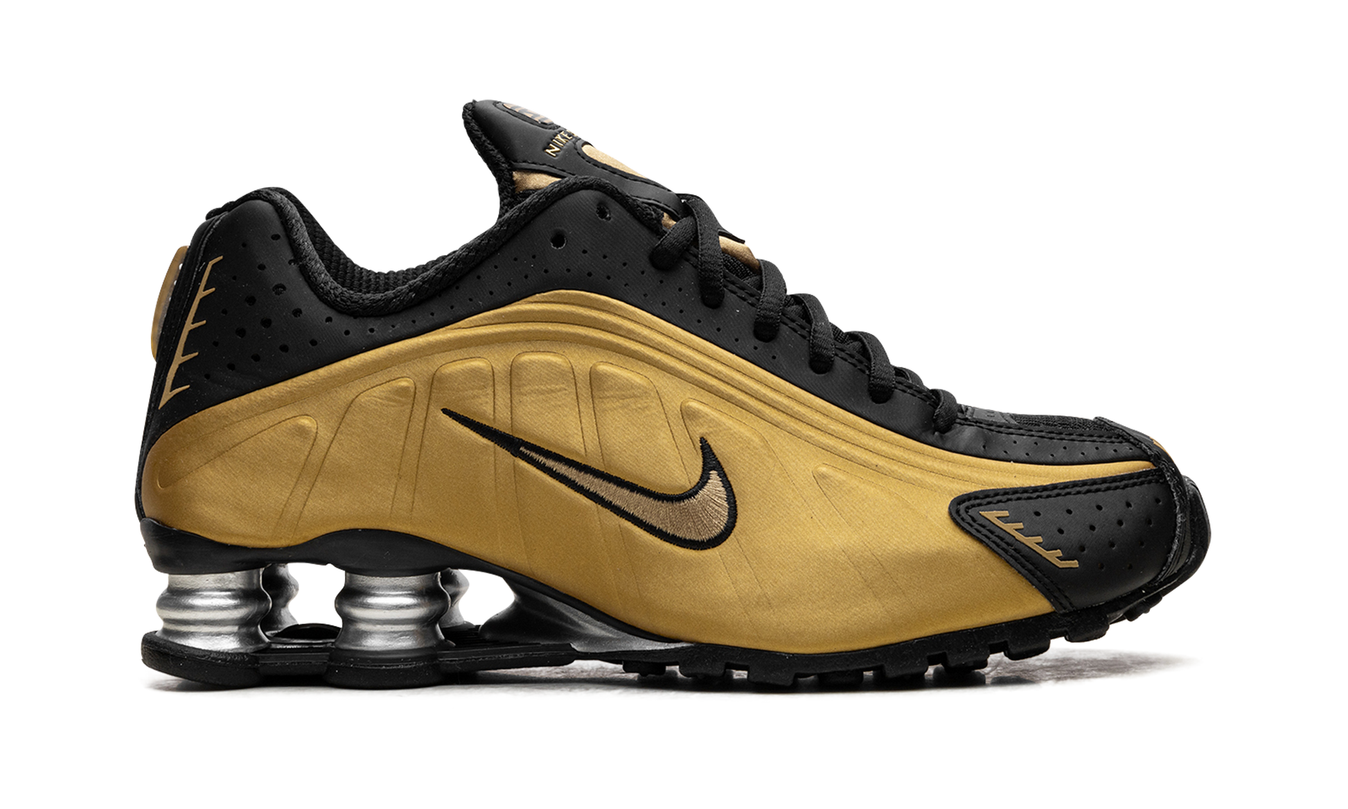 Shox R4 Wmns "black / Metallic Gold" - 6