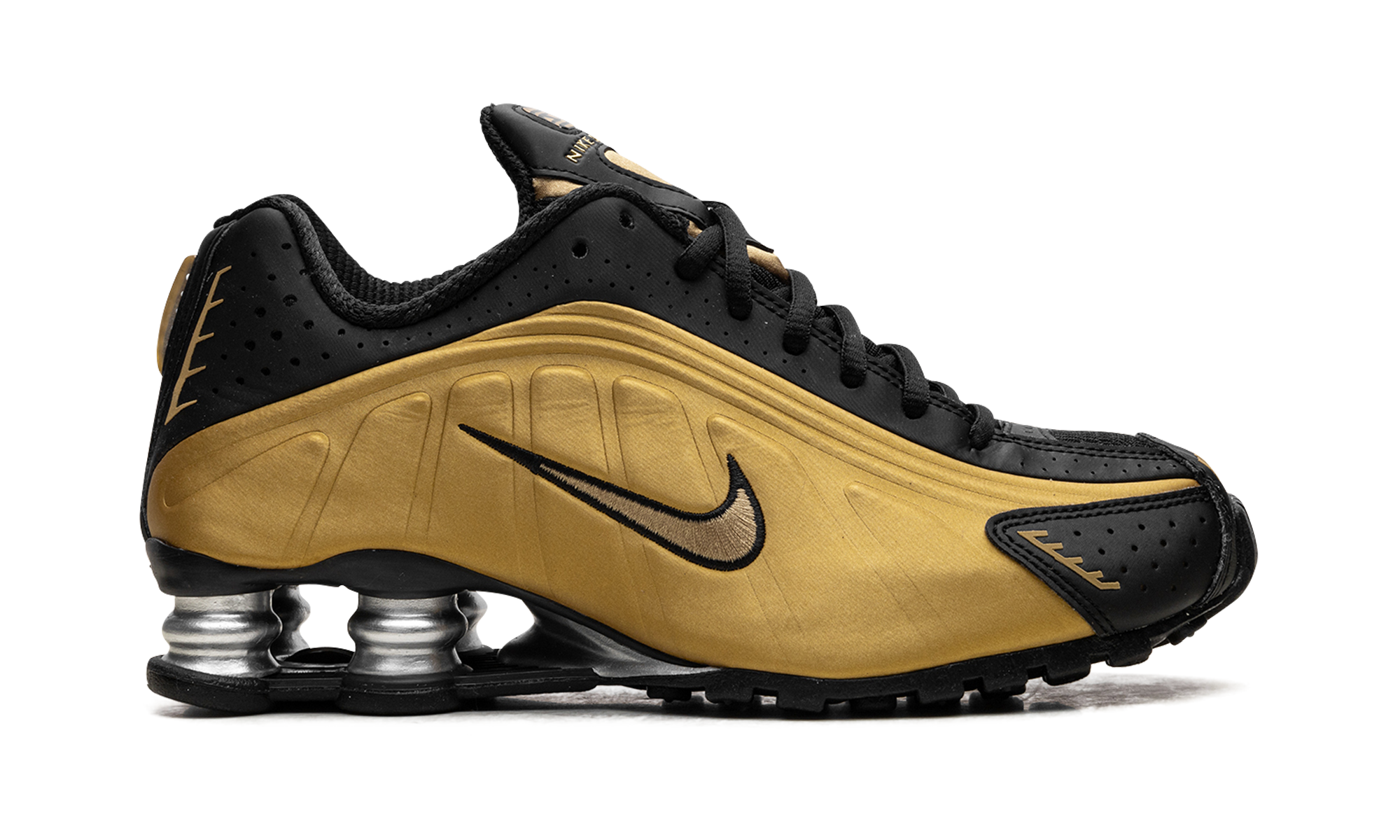 Shox R4 Wmns "black / Metallic Gold" - 6