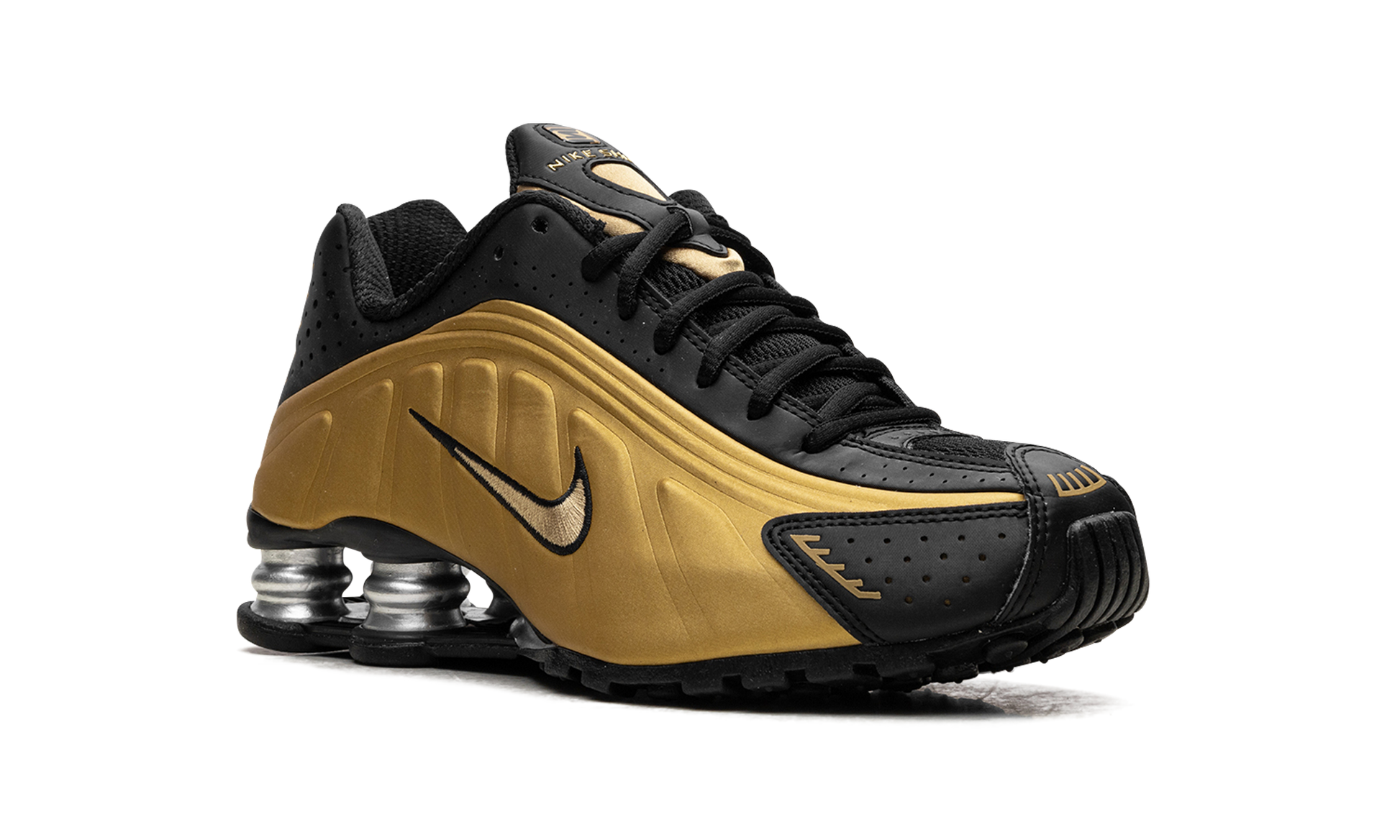 Shox R4 Wmns "black / Metallic Gold" - 7