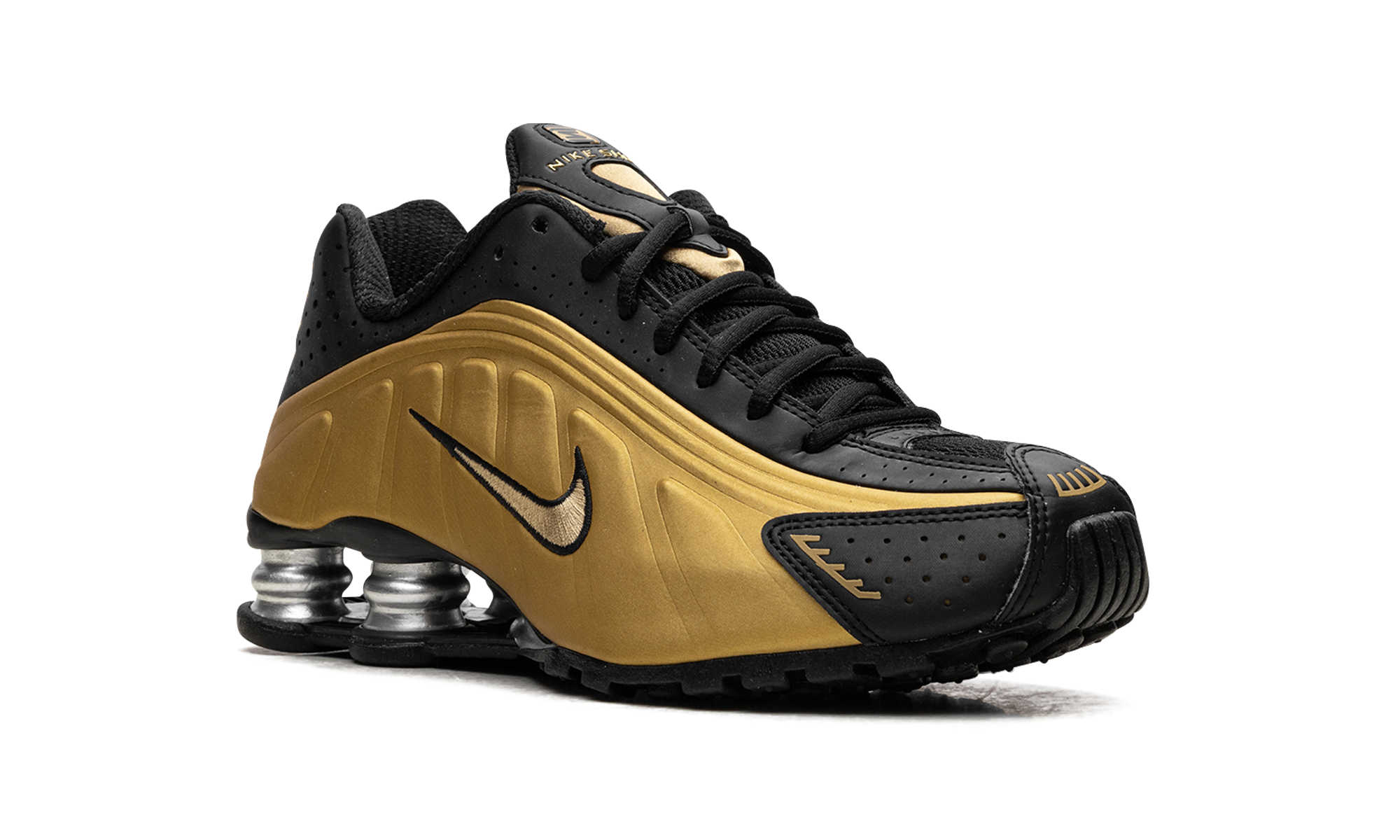 Shox R4 Wmns "black / Metallic Gold" - 7