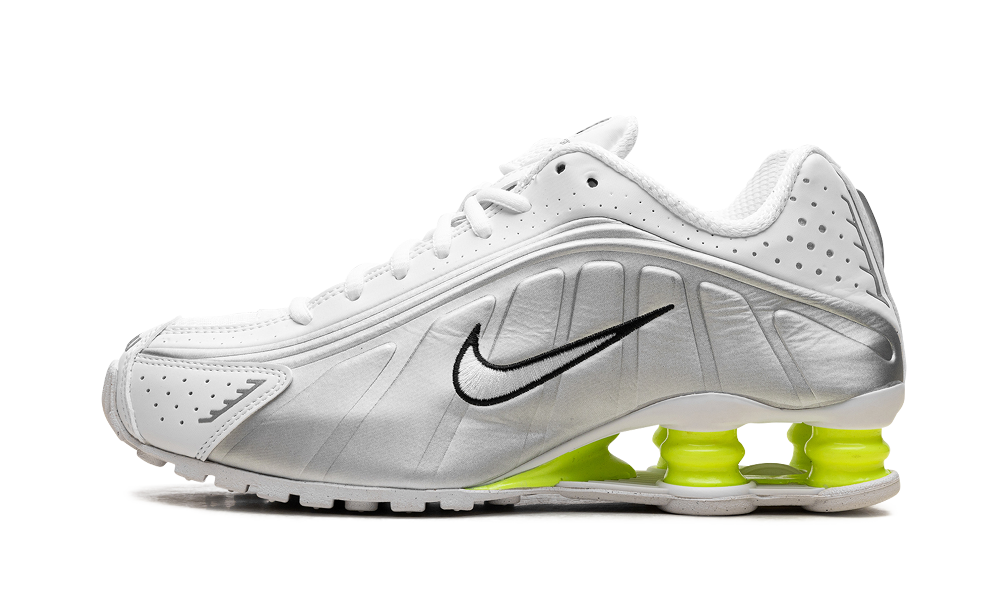 Shox R4 Wmns "white Metallic Silver Volt" - 1