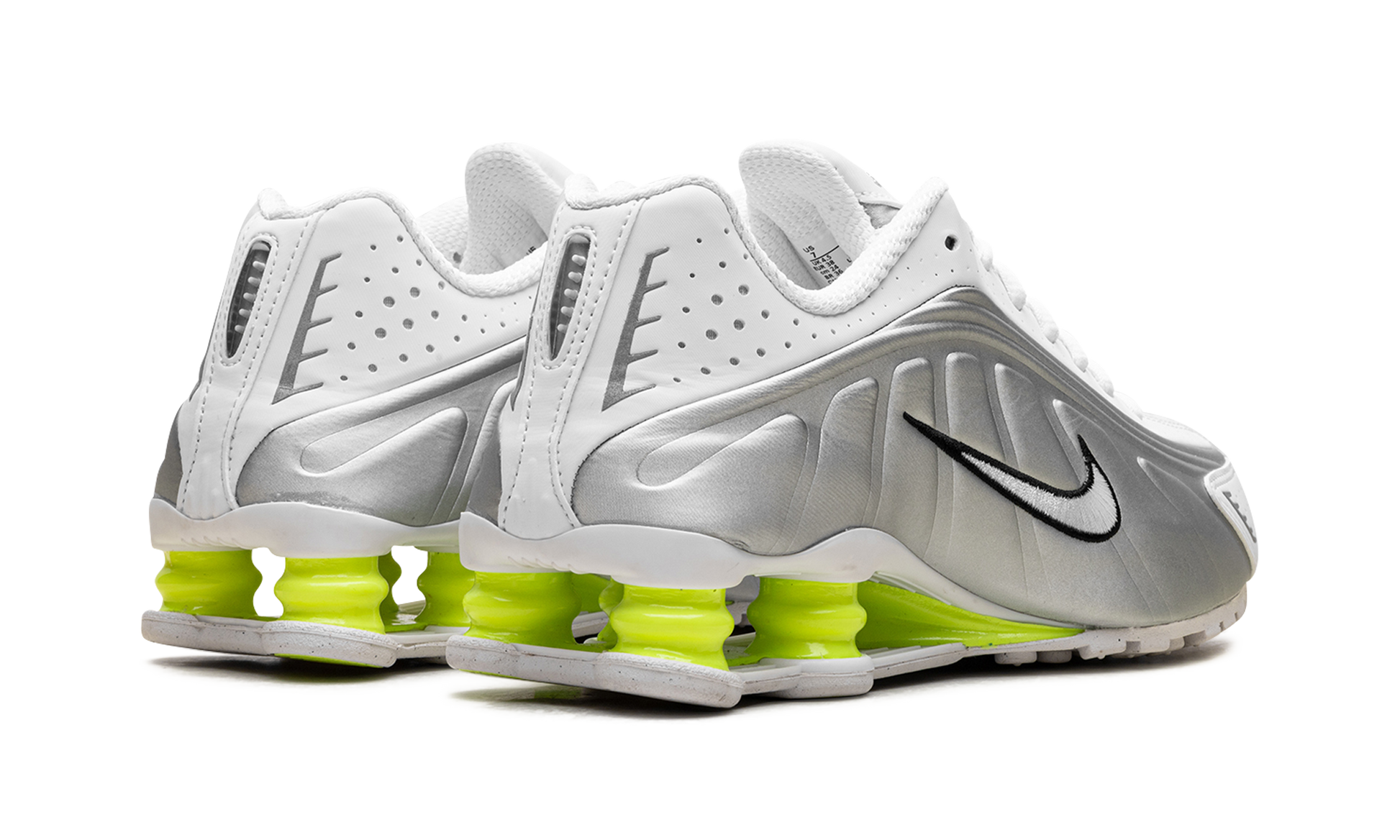 Shox R4 Wmns "white Metallic Silver Volt" - 3