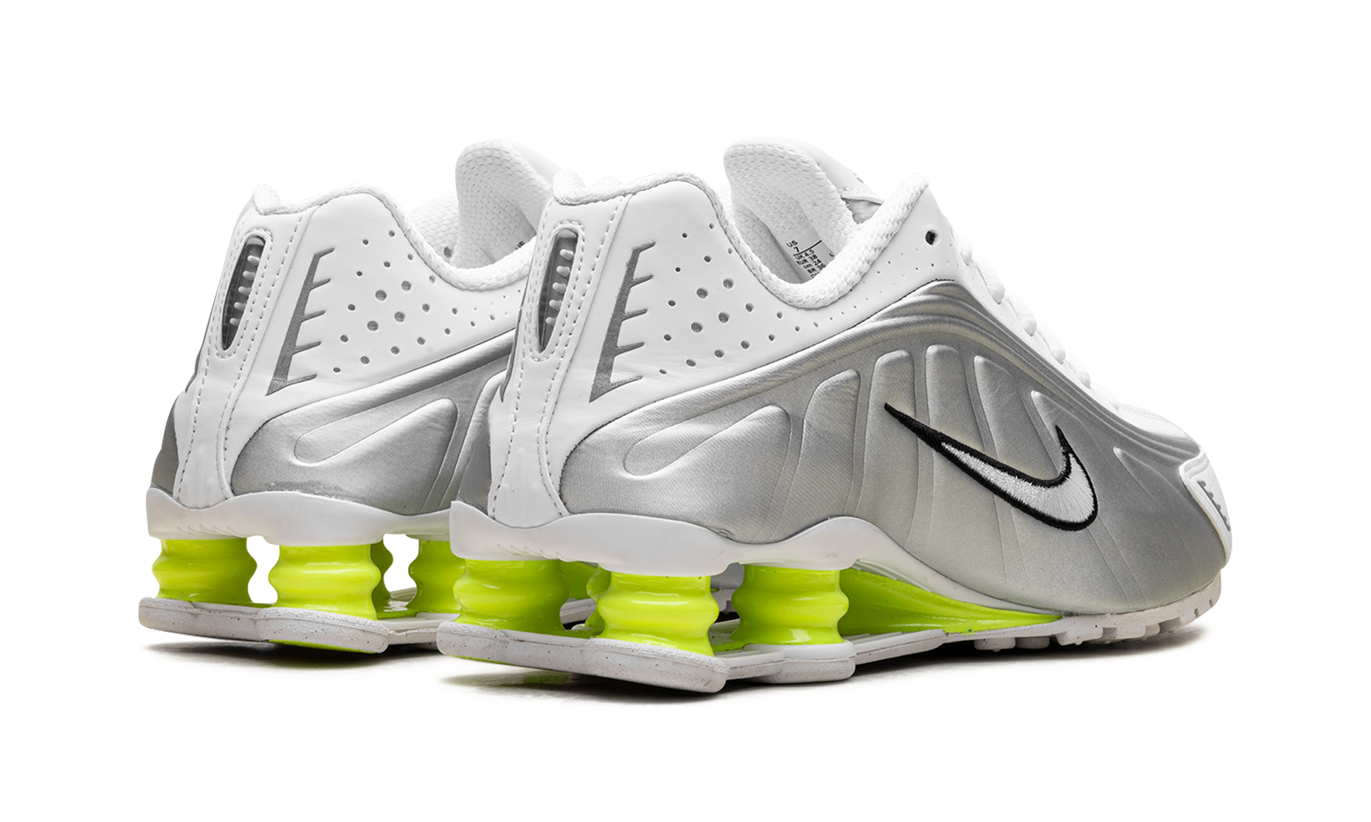 Shox R4 Wmns "white Metallic Silver Volt" - 3