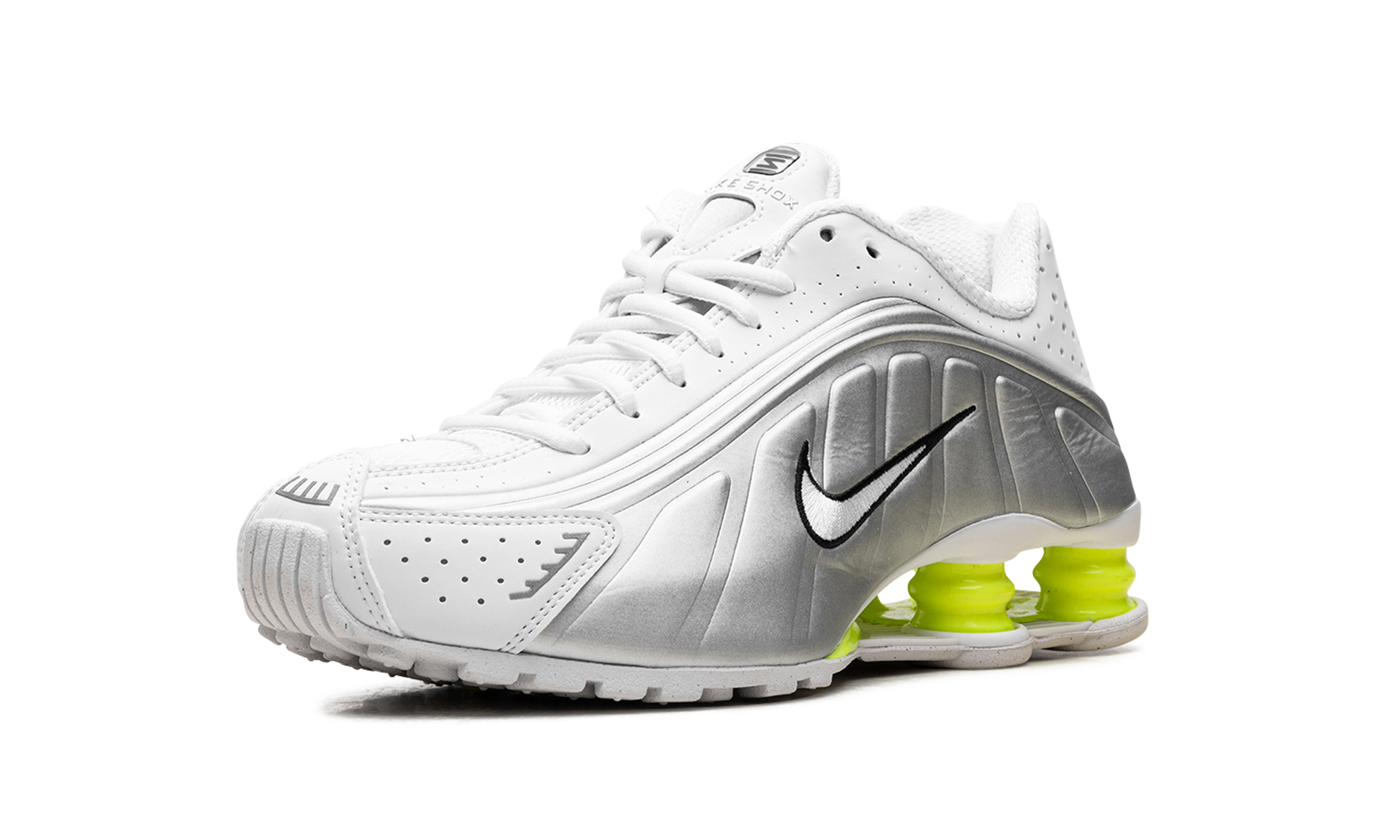 Shox R4 Wmns "white Metallic Silver Volt" - 4