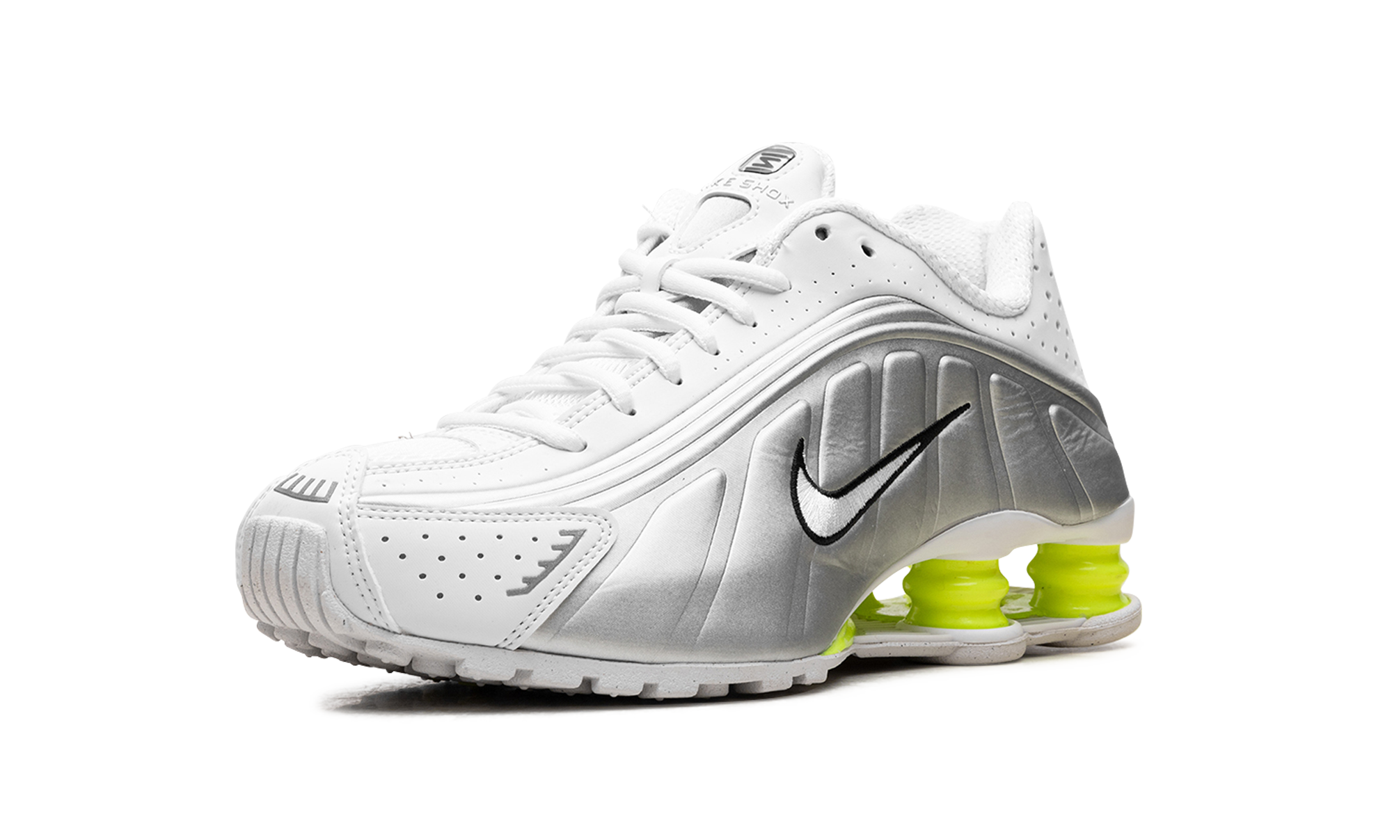 Shox R4 Wmns "white Metallic Silver Volt" - 4