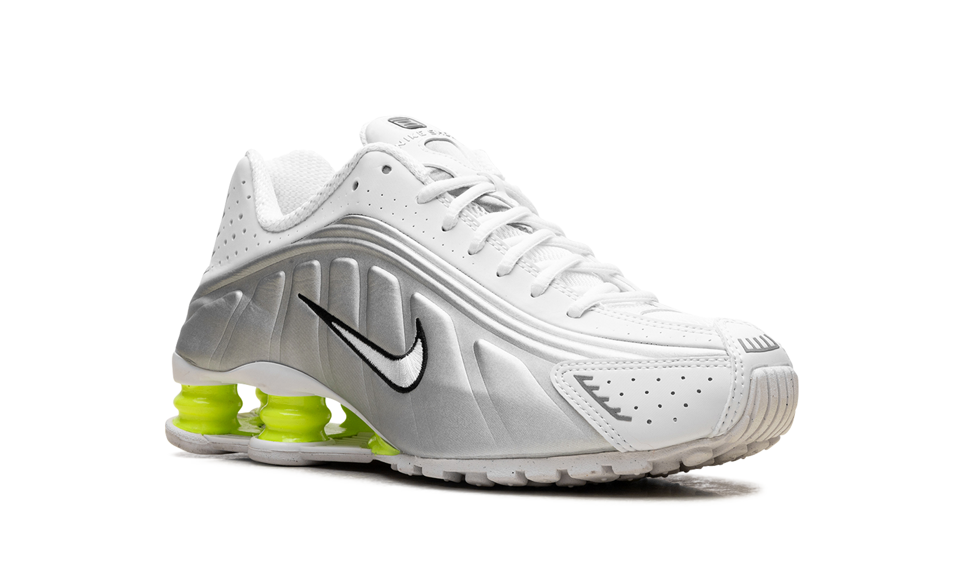 Shox R4 Wmns "white Metallic Silver Volt" - 7