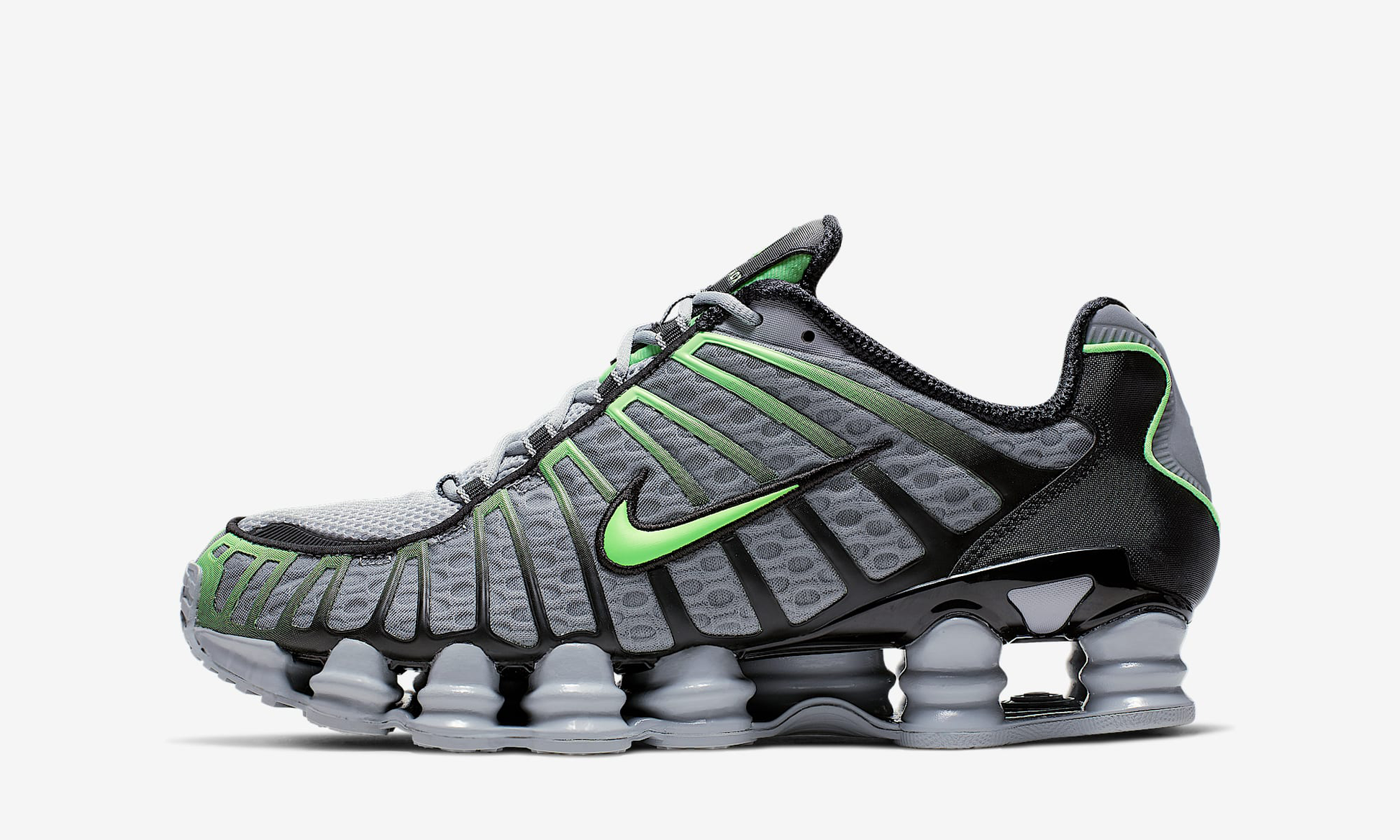 Shox Tl "wolf Grey Lime Blast" - 1