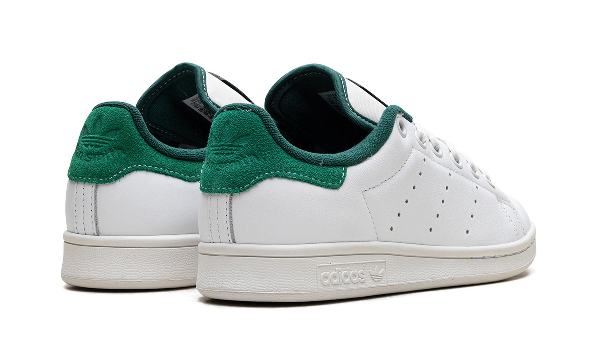 Stan Smith "white Green Suede Heel" - 3