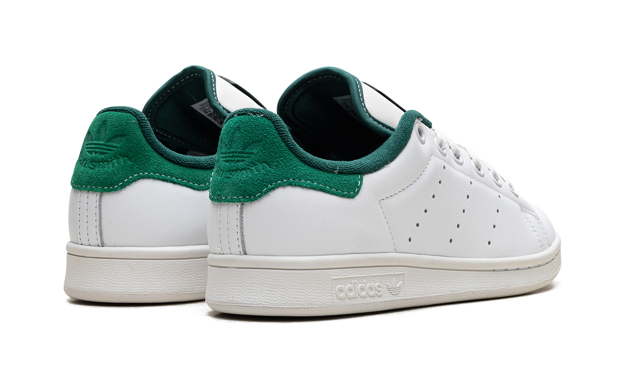 Stan Smith "white Green Suede Heel" - 3