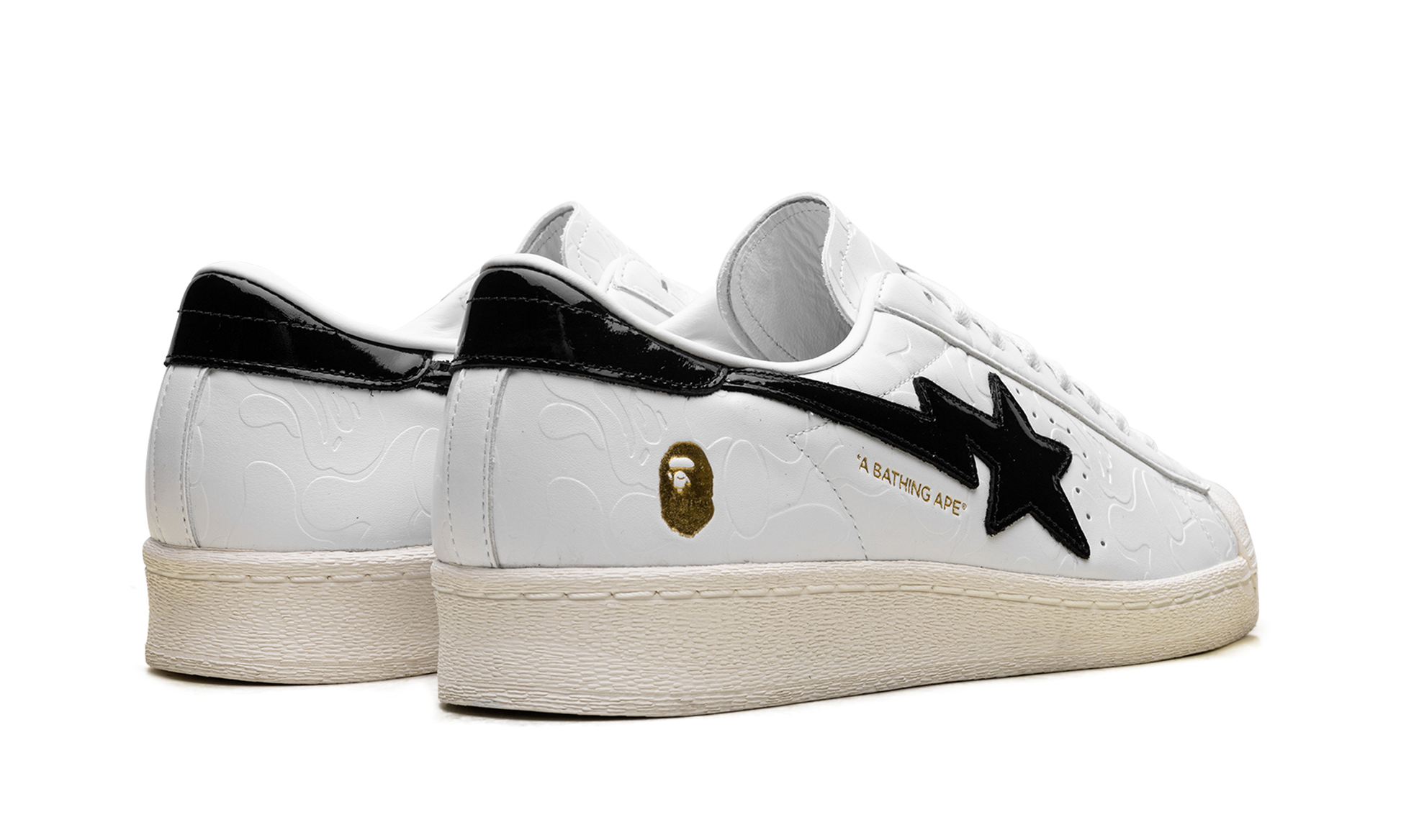Superstar Vintage "a Bathing Ape - White Black" - 3