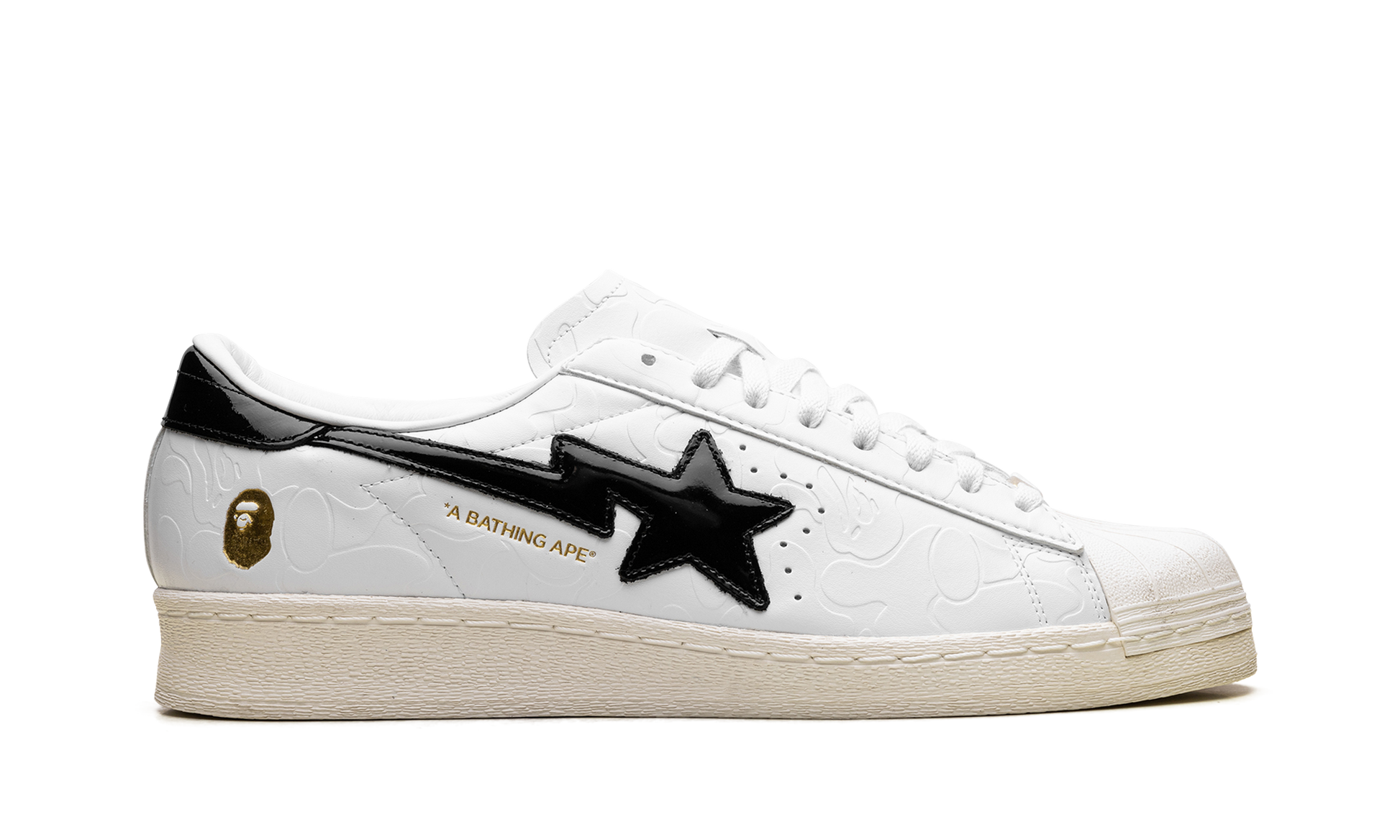 Superstar Vintage "a Bathing Ape - White Black" - 6