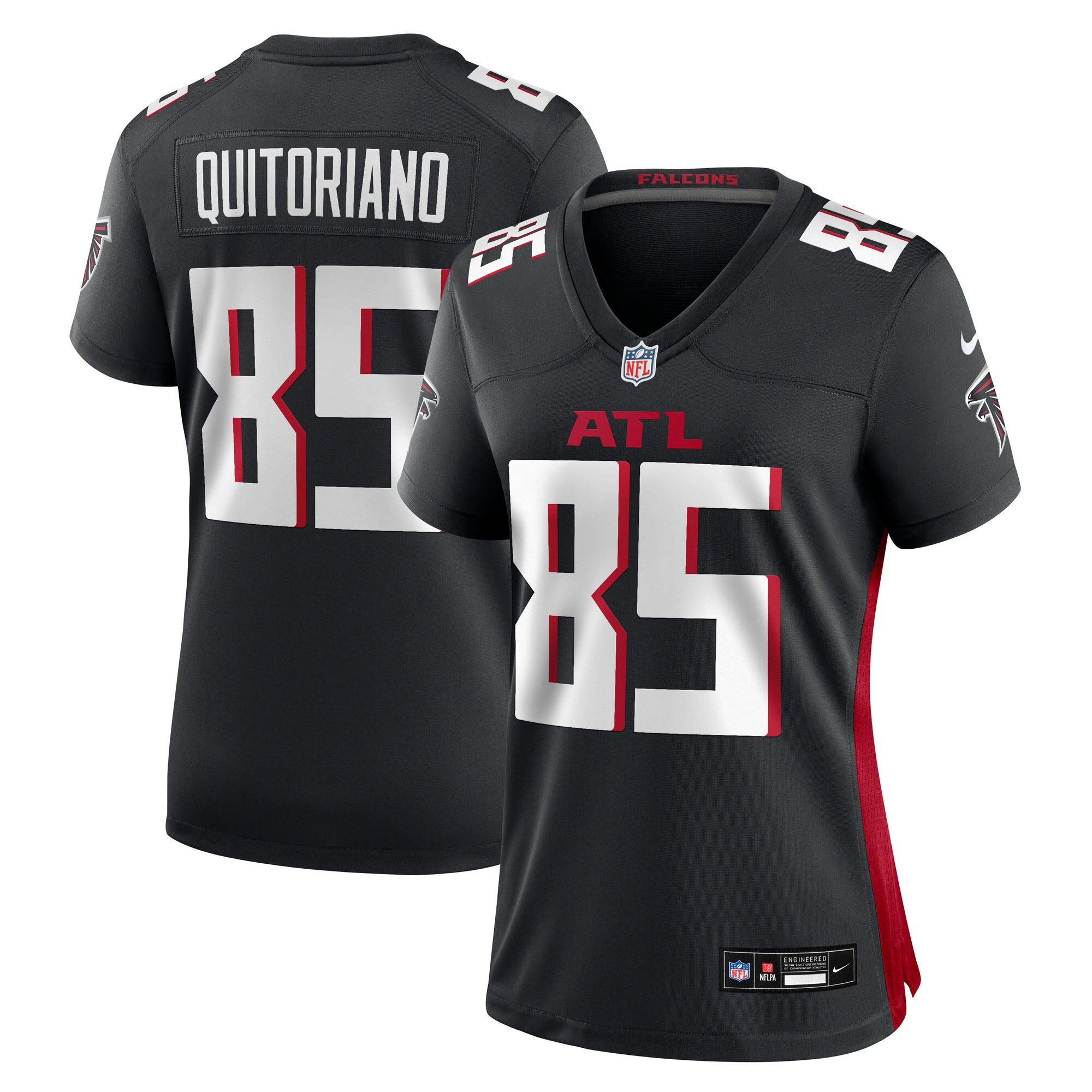 Teagan Quitoriano Atlanta Falcons Nike Women's Team Game Jersey -  Black