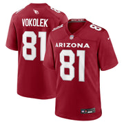 Travis Vokolek Arizona Cardinals Nike Team Game Jersey -  Cardinal