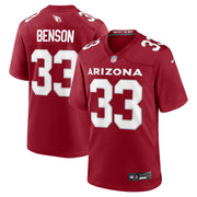 Trey Benson Arizona Cardinals Nike Team Game Jersey -  Cardinal