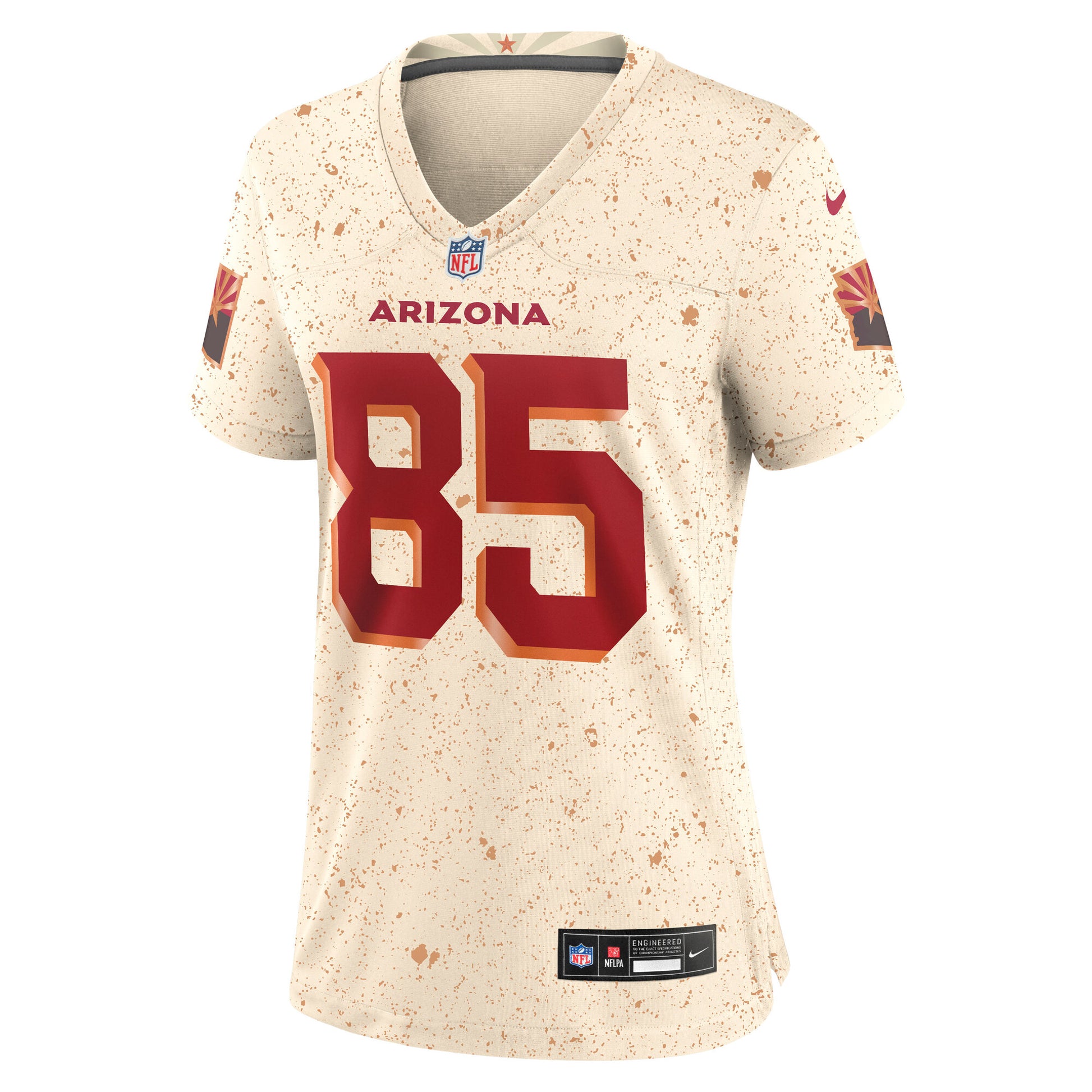 Trey McBride Arizona Cardinals Nike Women's 2025 Rivalries Collection Game Jersey - Natural