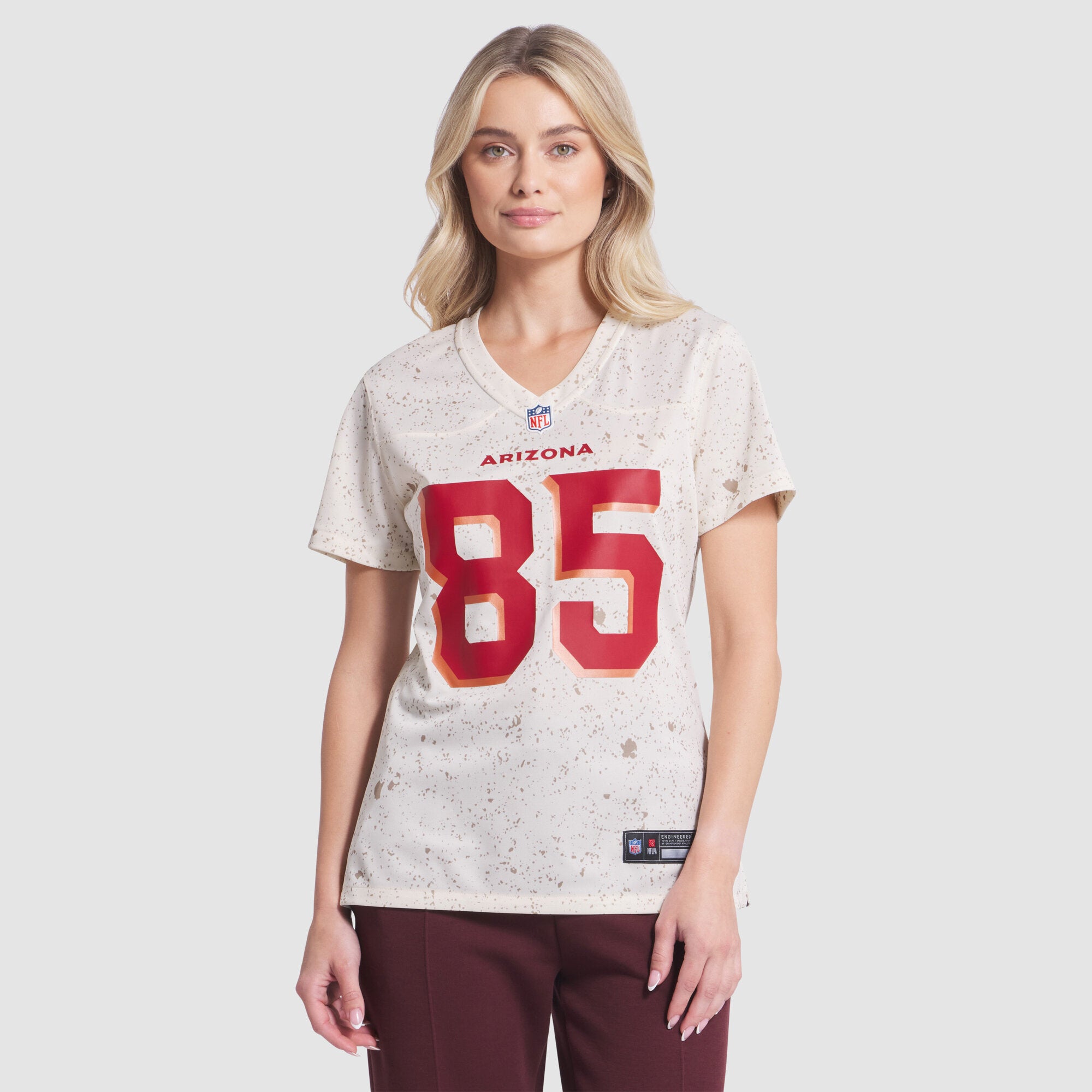Trey McBride Arizona Cardinals Nike Women's 2025 Rivalries Collection Game Jersey - Natural