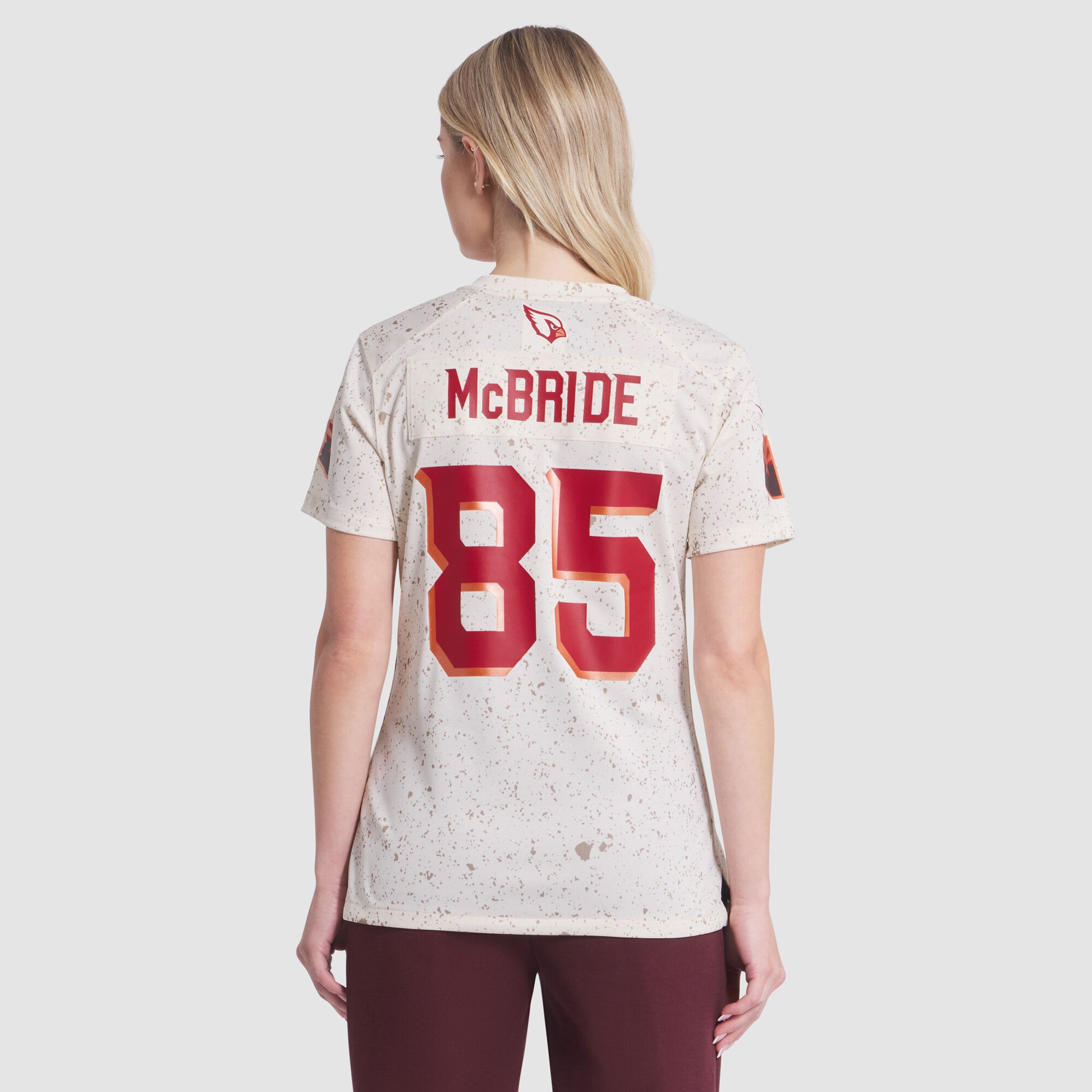 Trey McBride Arizona Cardinals Nike Women's 2025 Rivalries Collection Game Jersey - Natural