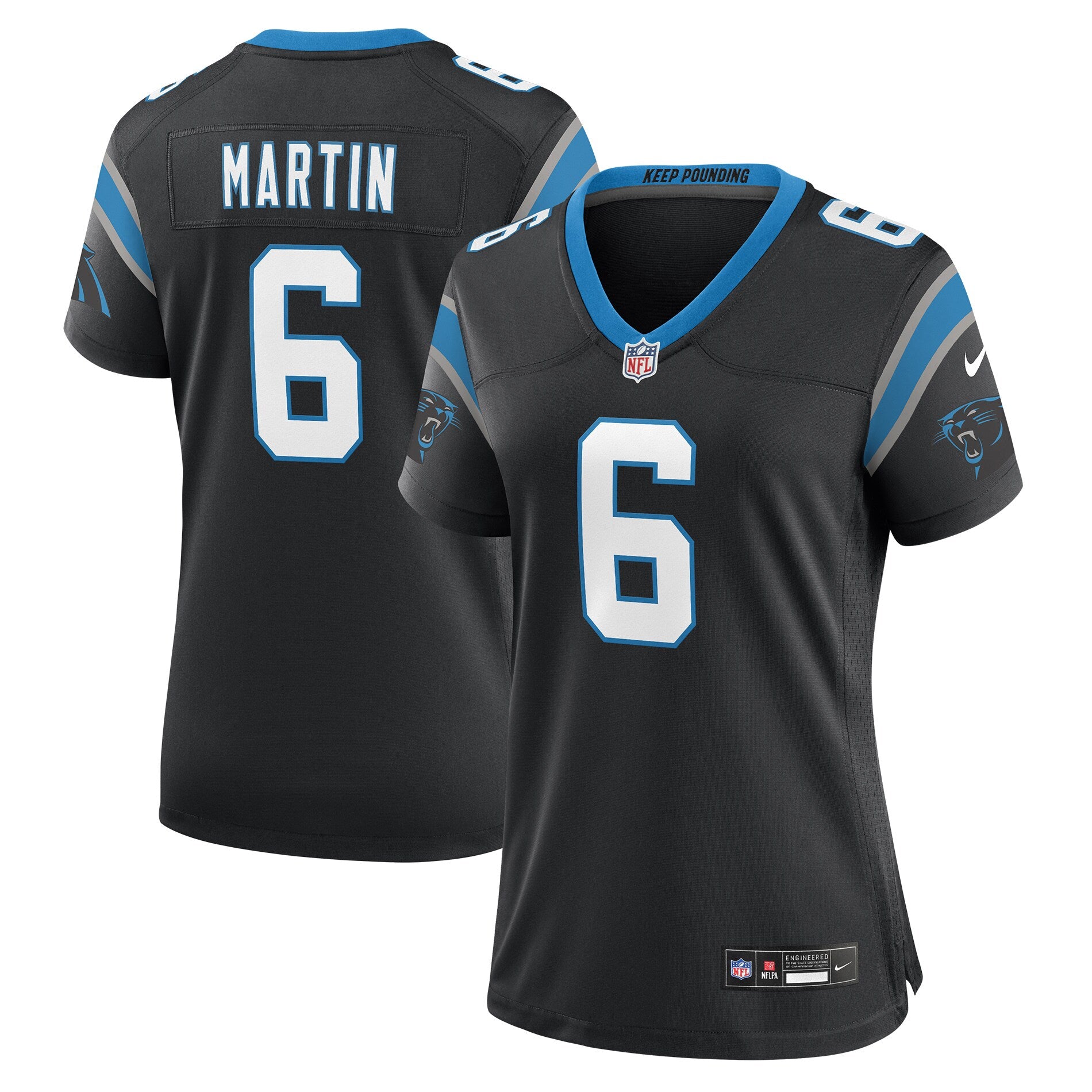 Sam Martin Carolina Panthers Nike Women's Team Game Jersey -  Black