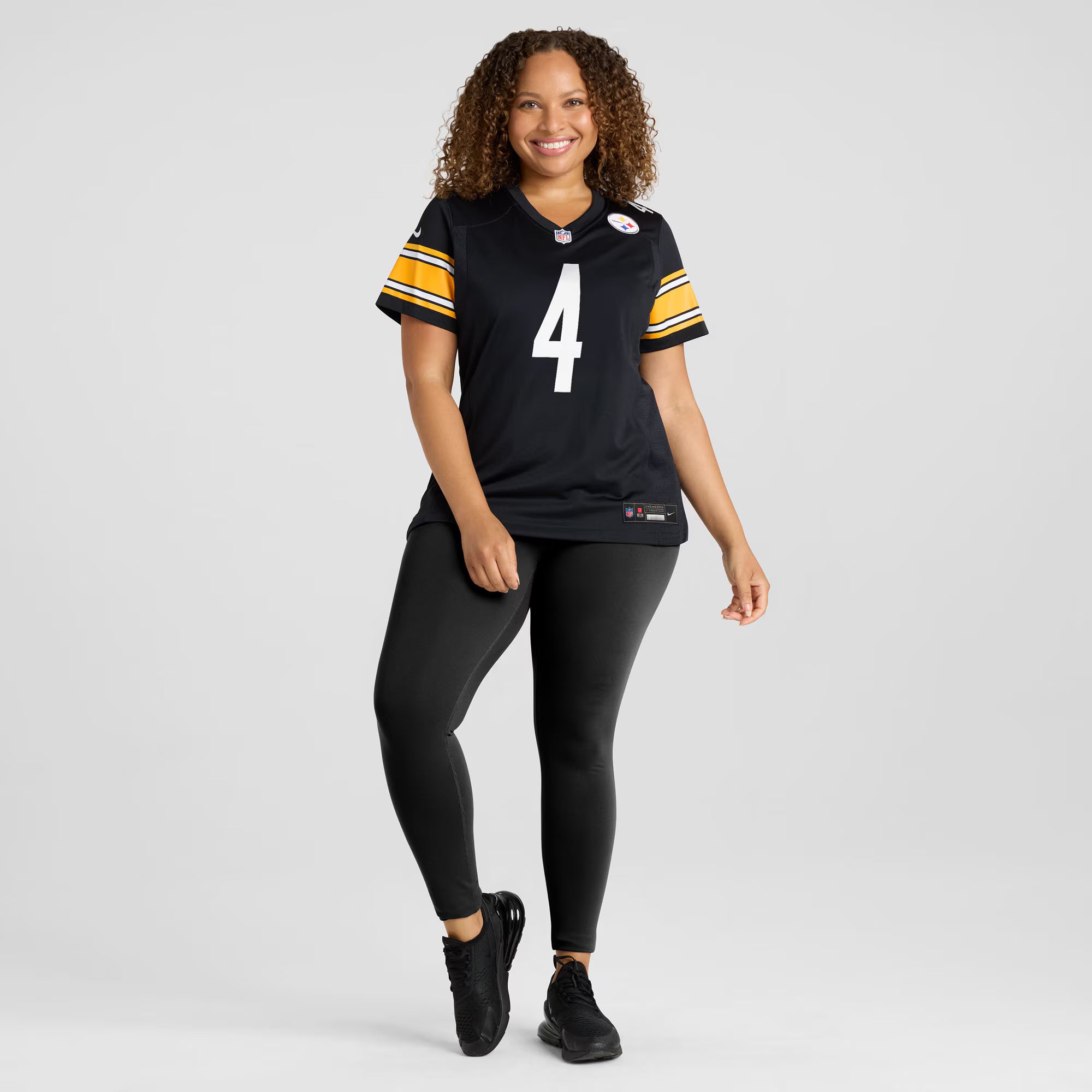 DK Metcalf Pittsburgh Steelers Nike Women's Team Game Jersey -  Black