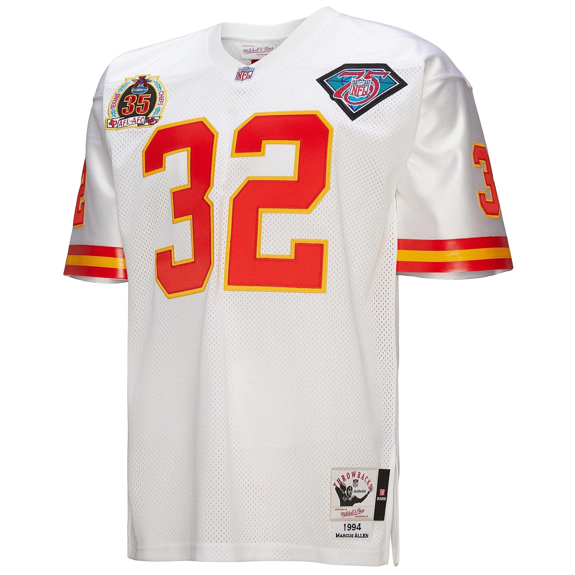 Marcus Allen Kansas City Chiefs 1994 Mitchell &amp; Ness Authentic Throwback Retired Player Jersey - White