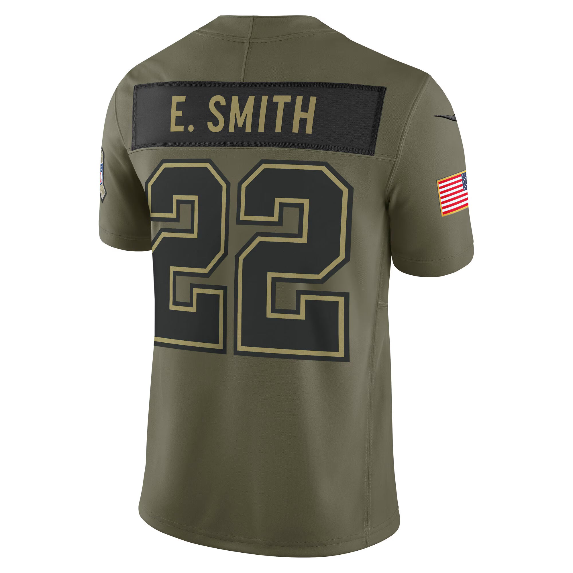 Emmitt Smith Dallas Cowboys Nike 2025 Salute to Service Retired Limited Jersey - Olive