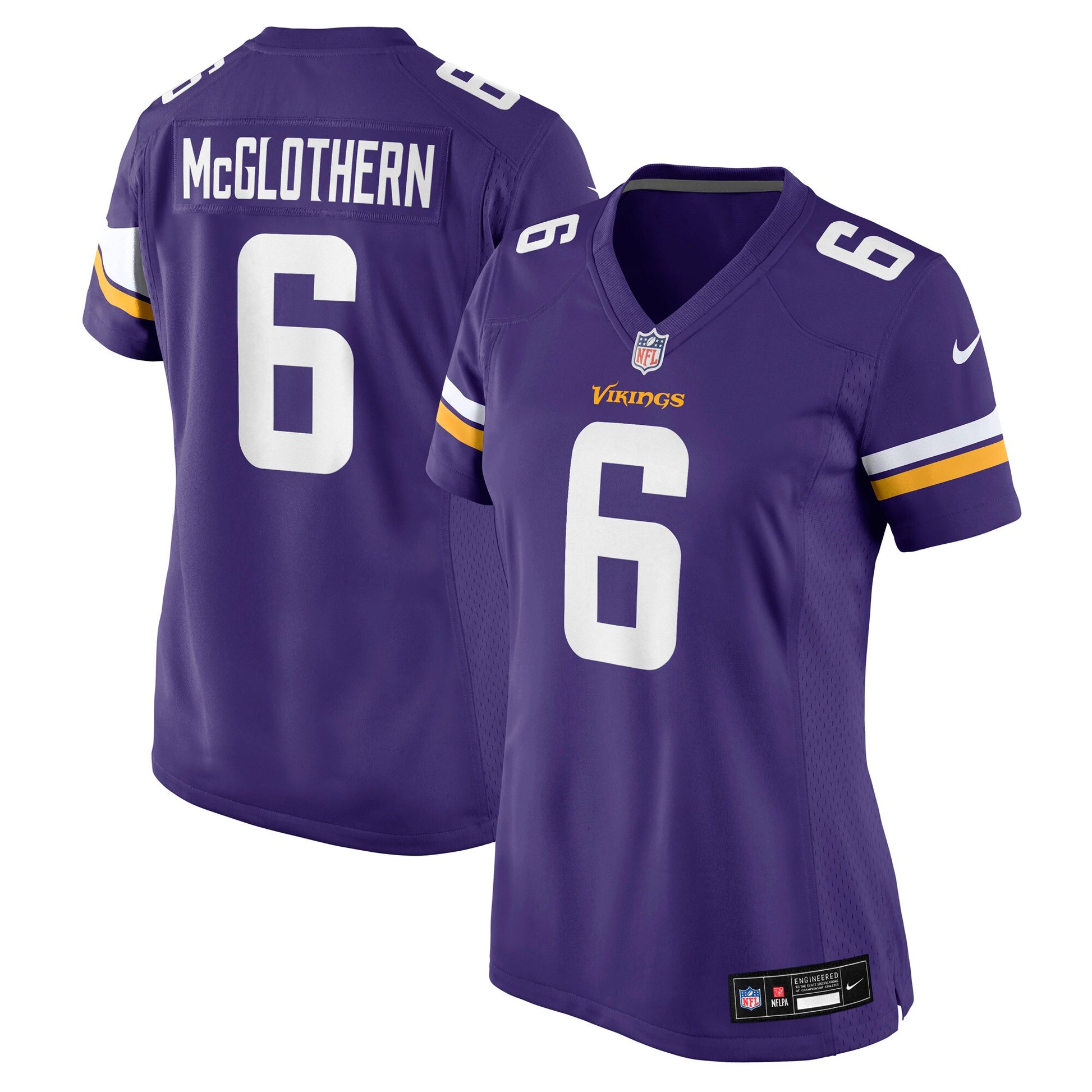 Dwight McGlothern Minnesota Vikings Nike Women's Team Game Jersey -  Purple