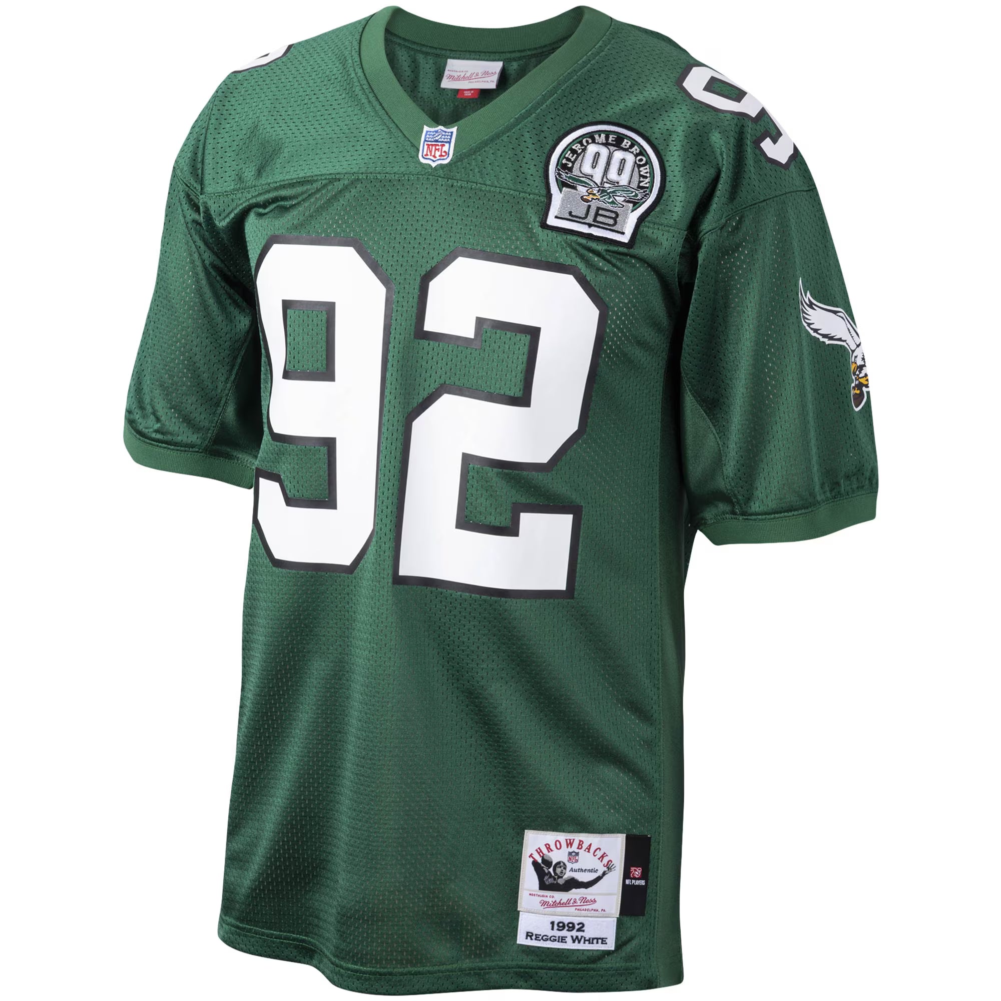 Reggie White Philadelphia Eagles Mitchell &amp; Ness Authentic Throwback Retired Player Jersey - Green