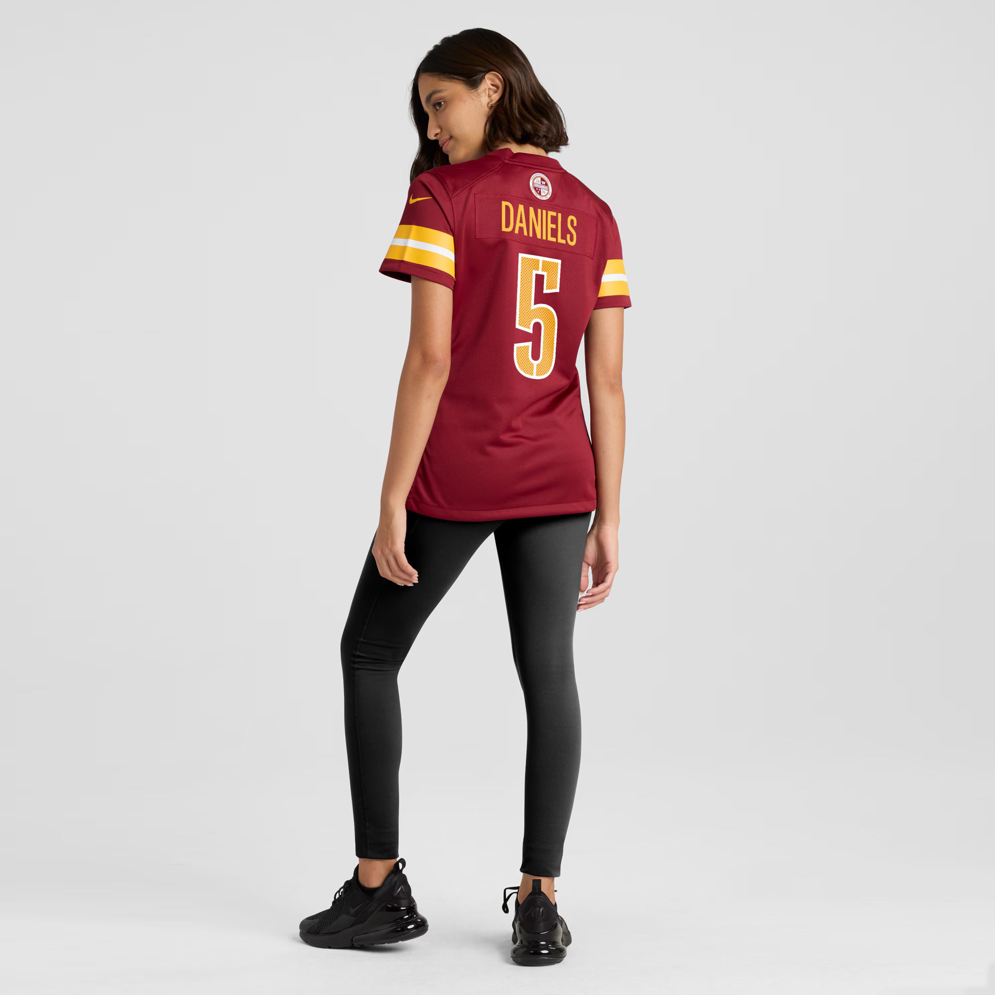 Jayden Daniels Washington Commanders Nike Women's  Player Game Jersey - Burgundy