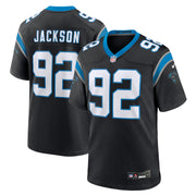 Cam Jackson Carolina Panthers Nike Team Game Jersey -  Black