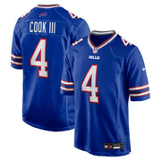 James Cook III Buffalo Bills Nike Team Game Jersey -  Royal