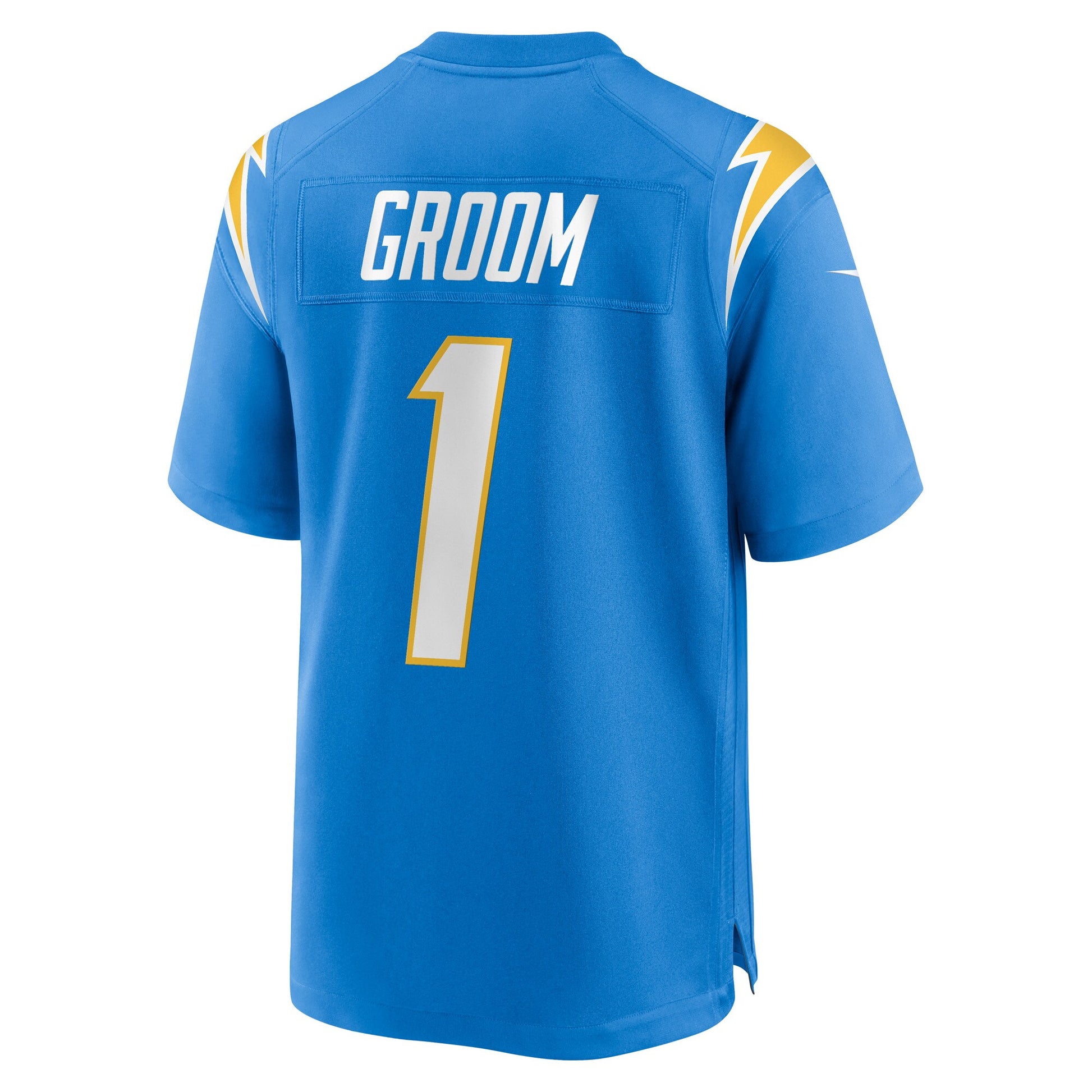 Number 1 Groom Los Angeles Chargers Nike Game Jersey - Powder Blue