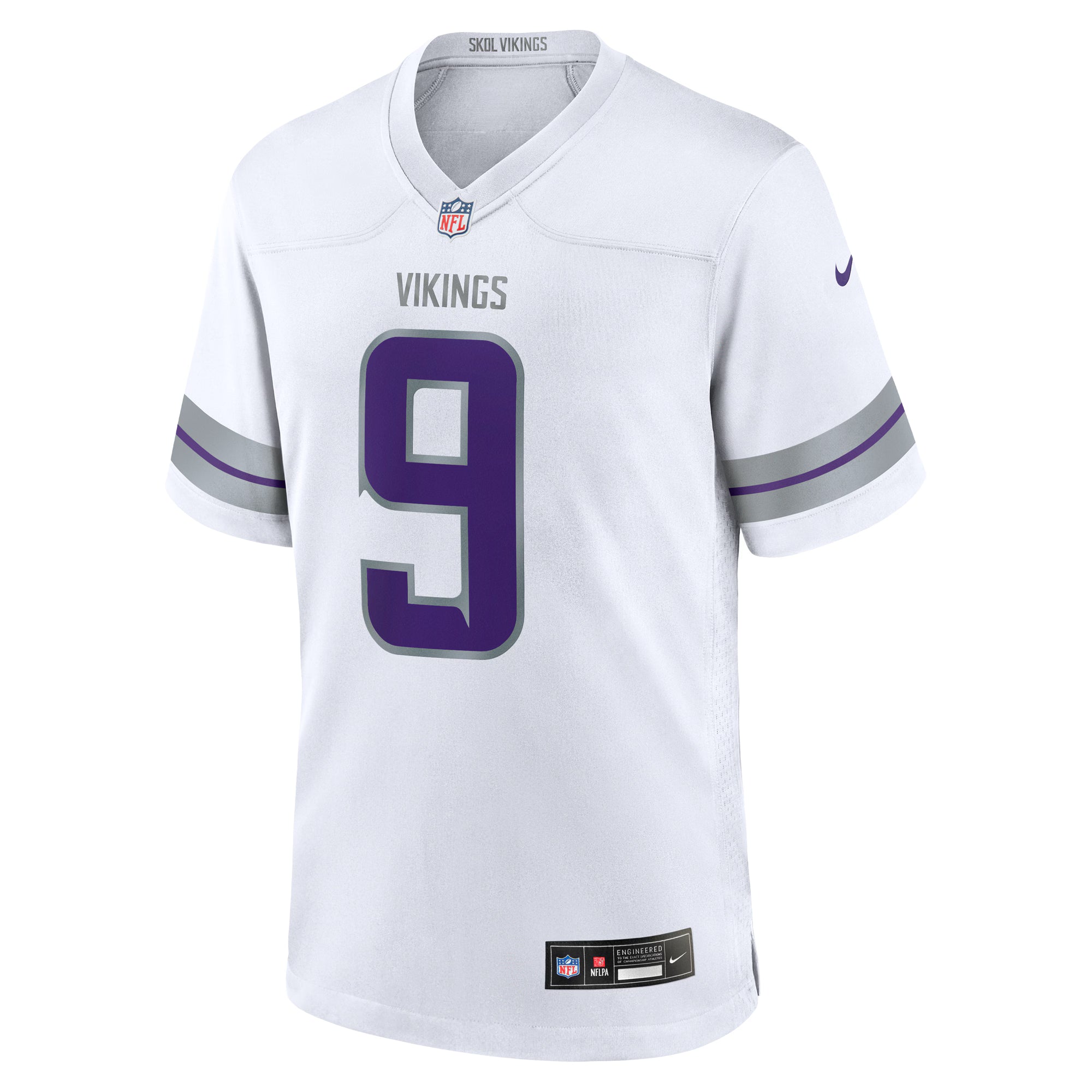 J.J. McCarthy Minnesota Vikings Nike Alternate Game Player Jersey - White