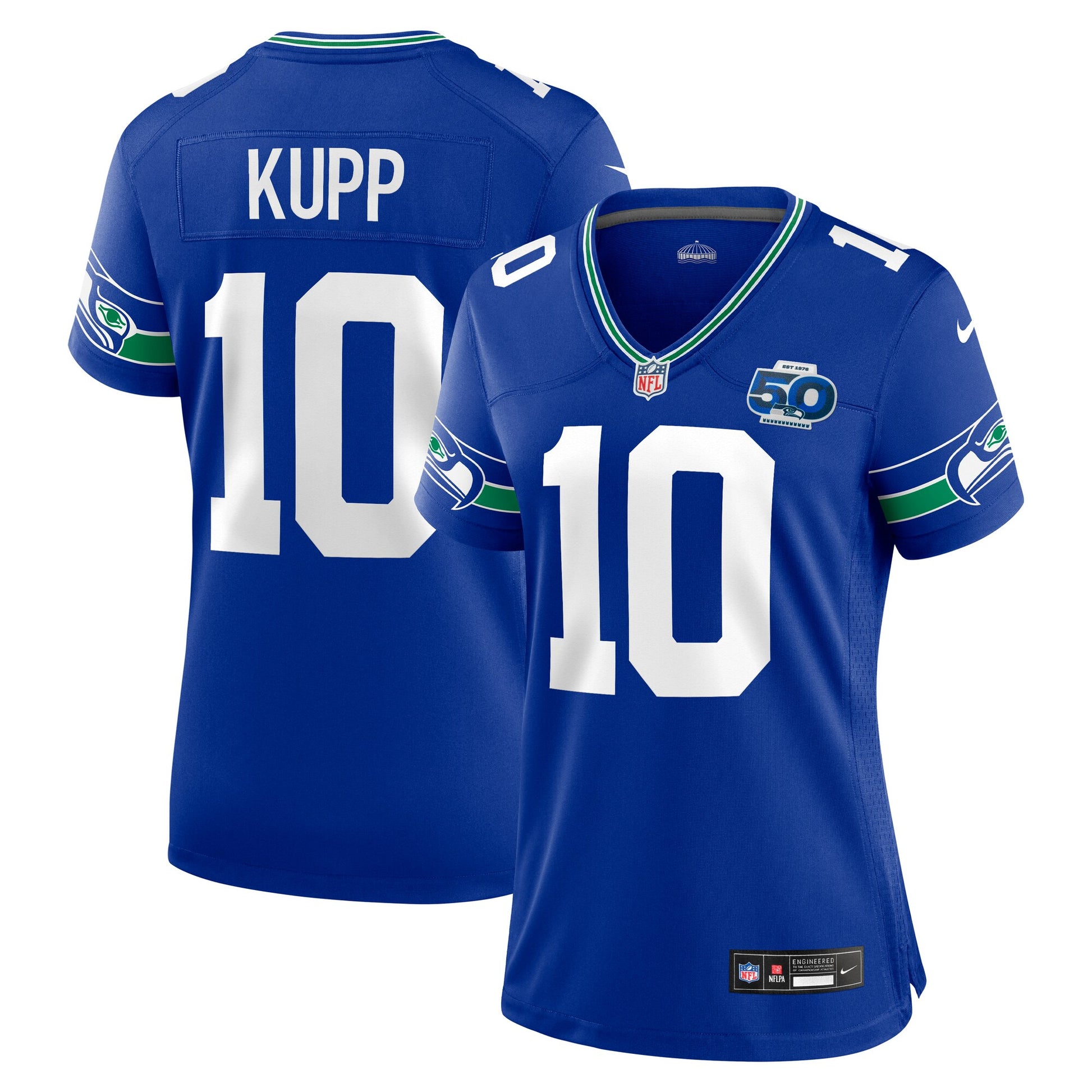Cooper Kupp Seattle Seahawks Nike Women's Alternate 2 50th Season Game Jersey - Royal