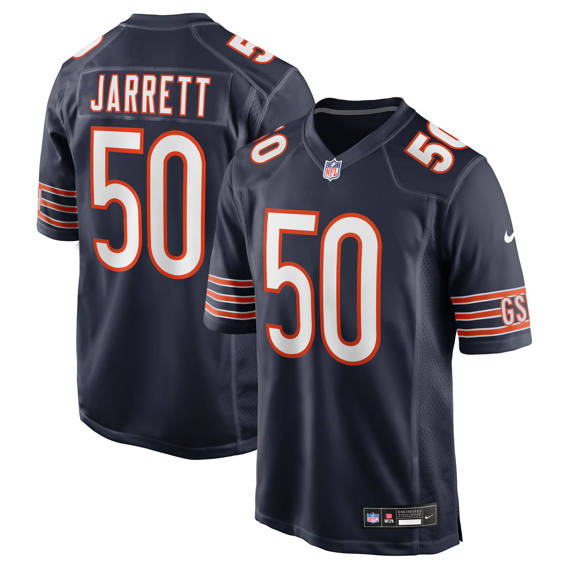 Grady Jarrett Chicago Bears Nike Team Game Jersey -  Navy