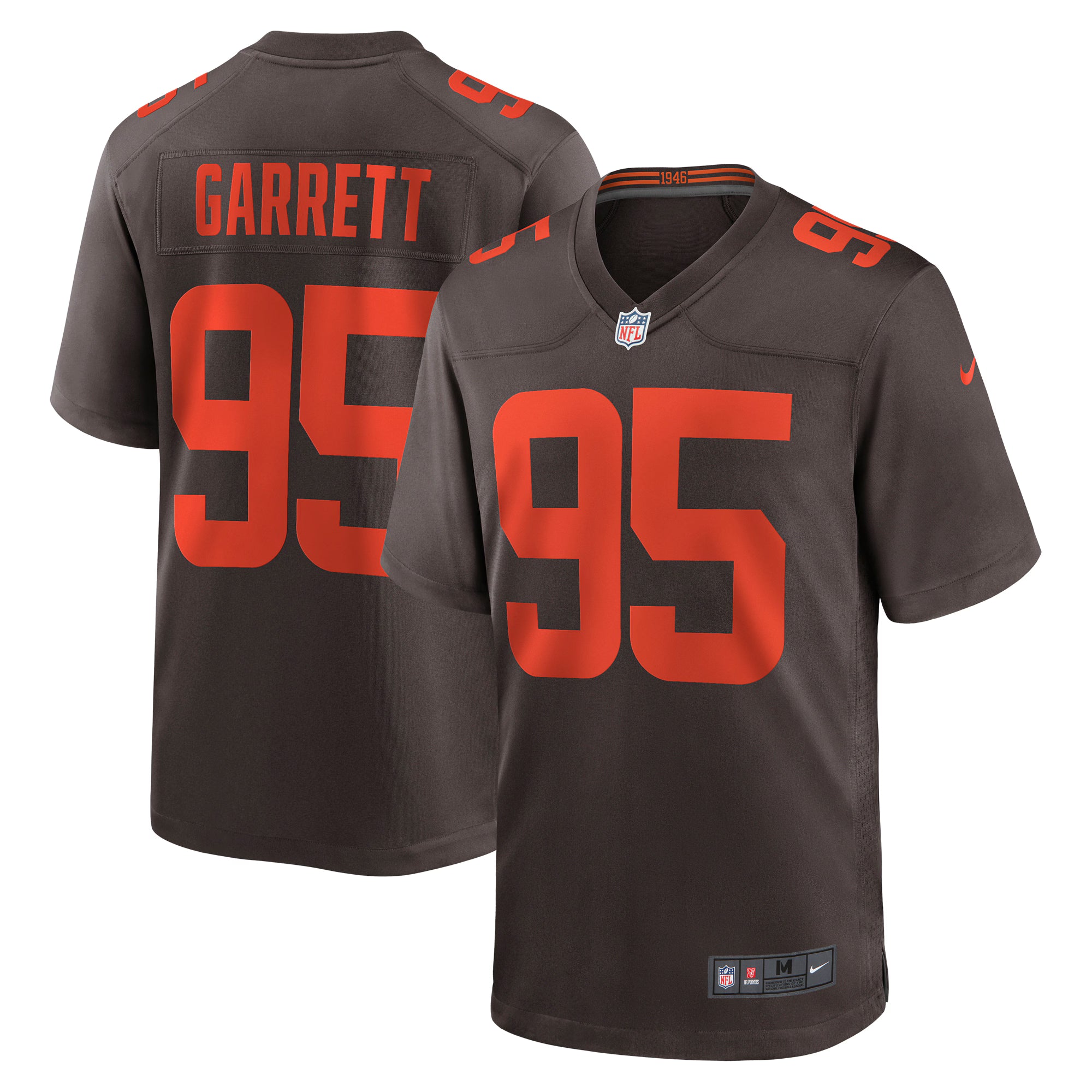 Myles Garrett Cleveland Browns Nike Alpha Dawg Game Jersey - Brown