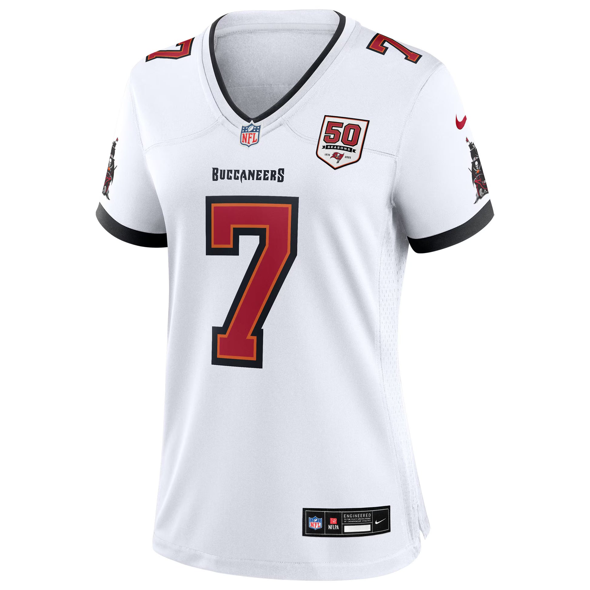 Bucky Irving Tampa Bay Buccaneers Nike Women's 50th Season White Game Jersey - White