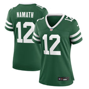 Joe Namath New York Jets Nike Women's Retired Player Game Jersey - Legacy Green