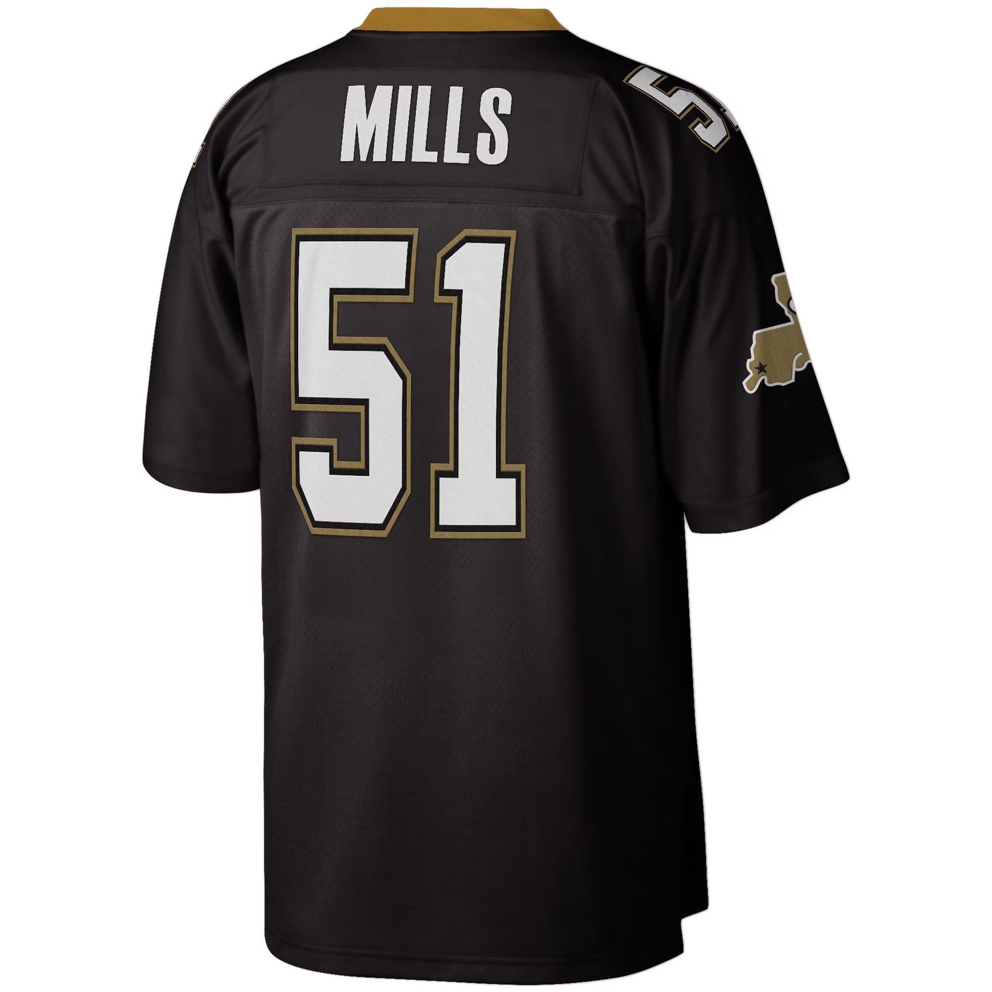 Sam Mills New Orleans Saints Mitchell &amp; Ness Legacy Replica Jersey - Black