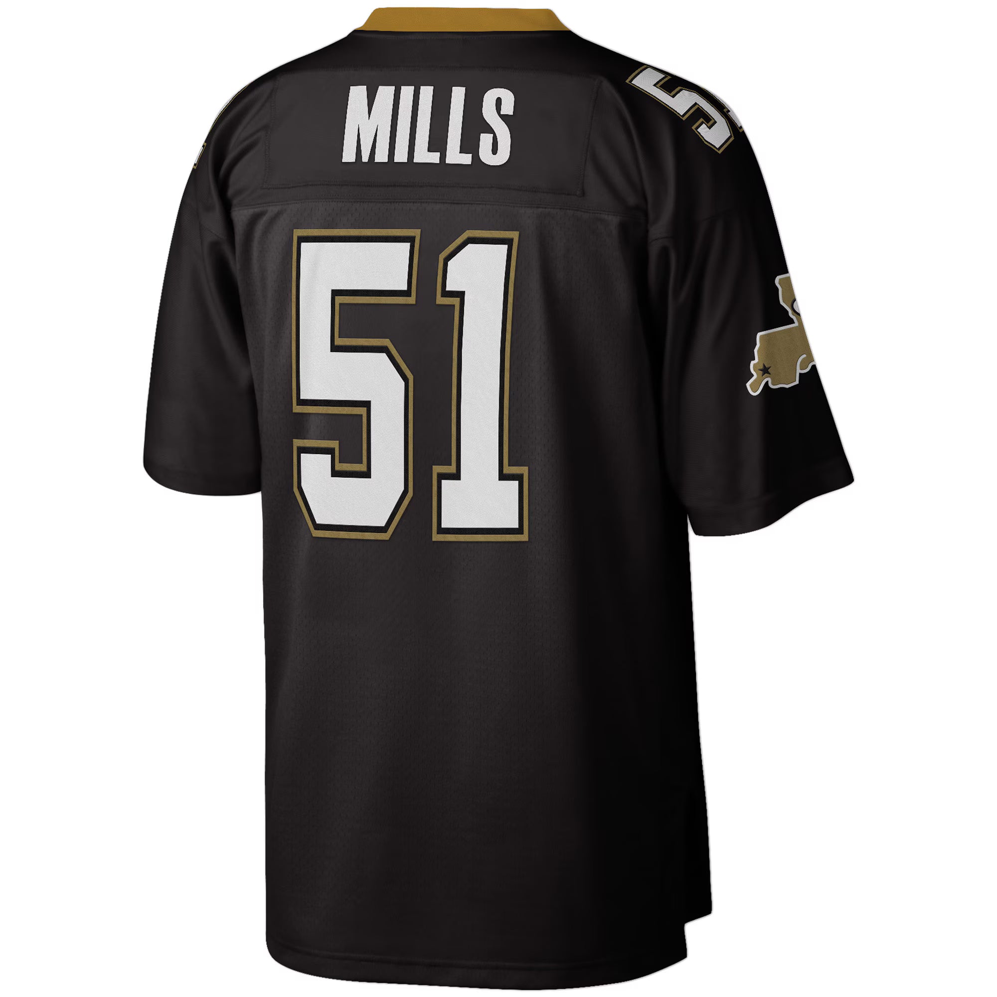 Sam Mills New Orleans Saints Mitchell &amp; Ness Legacy Replica Jersey - Black